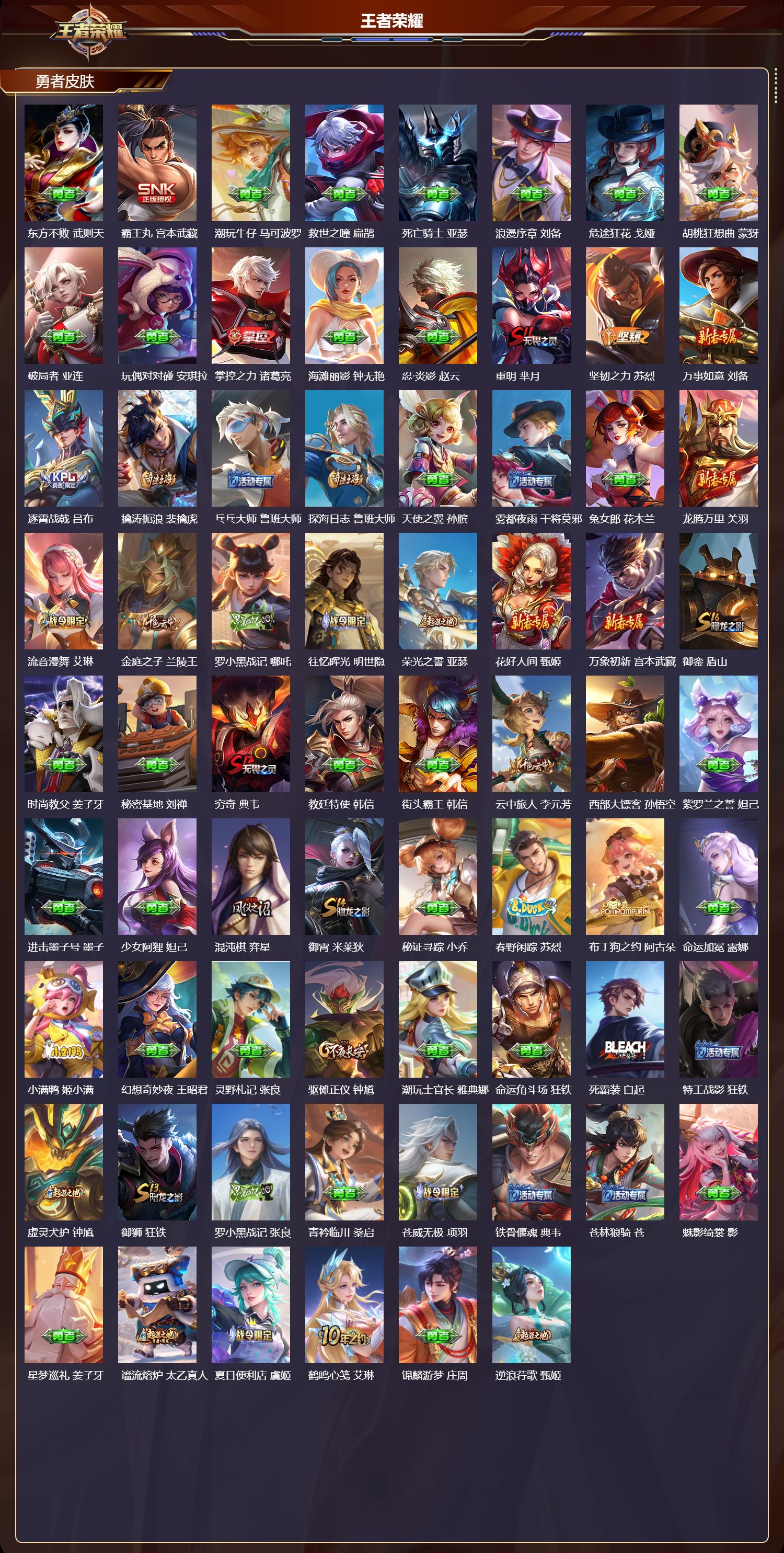 WZQM3479587王者荣耀账号详情图5