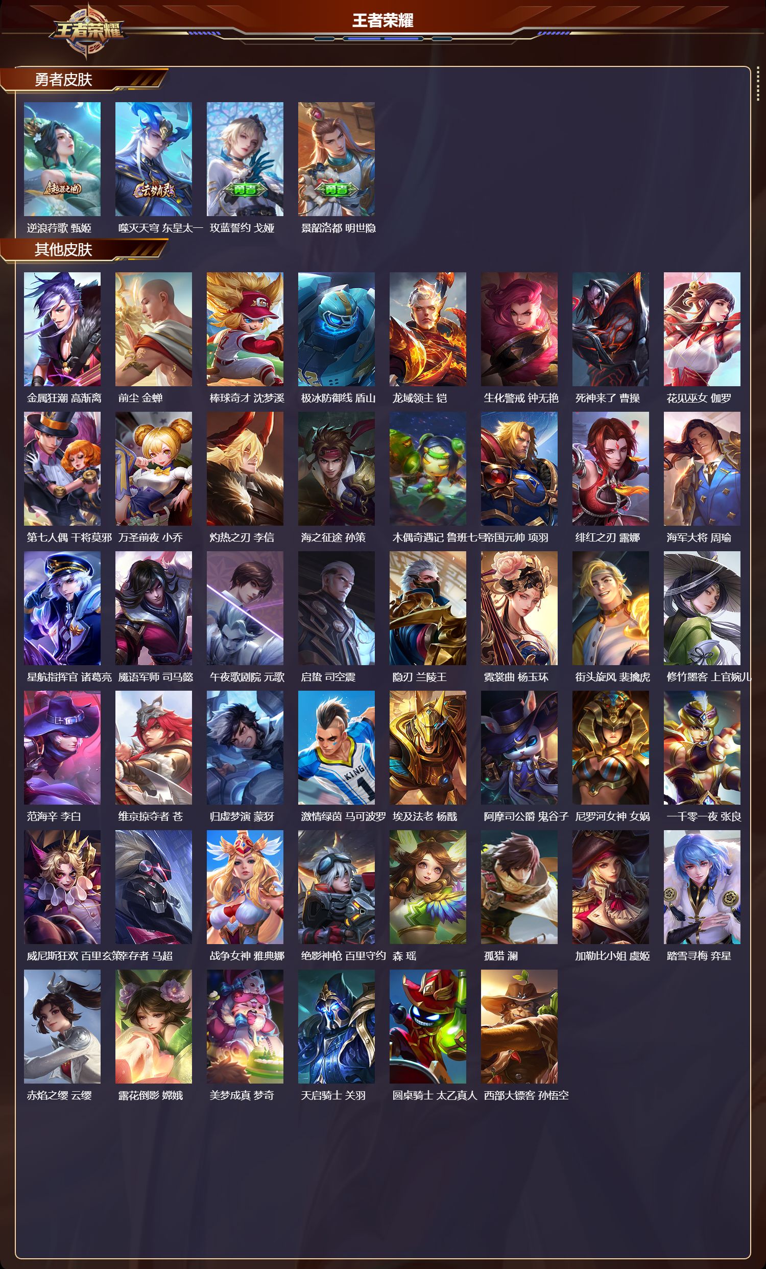 WZMK3435618王者荣耀账号详情图4