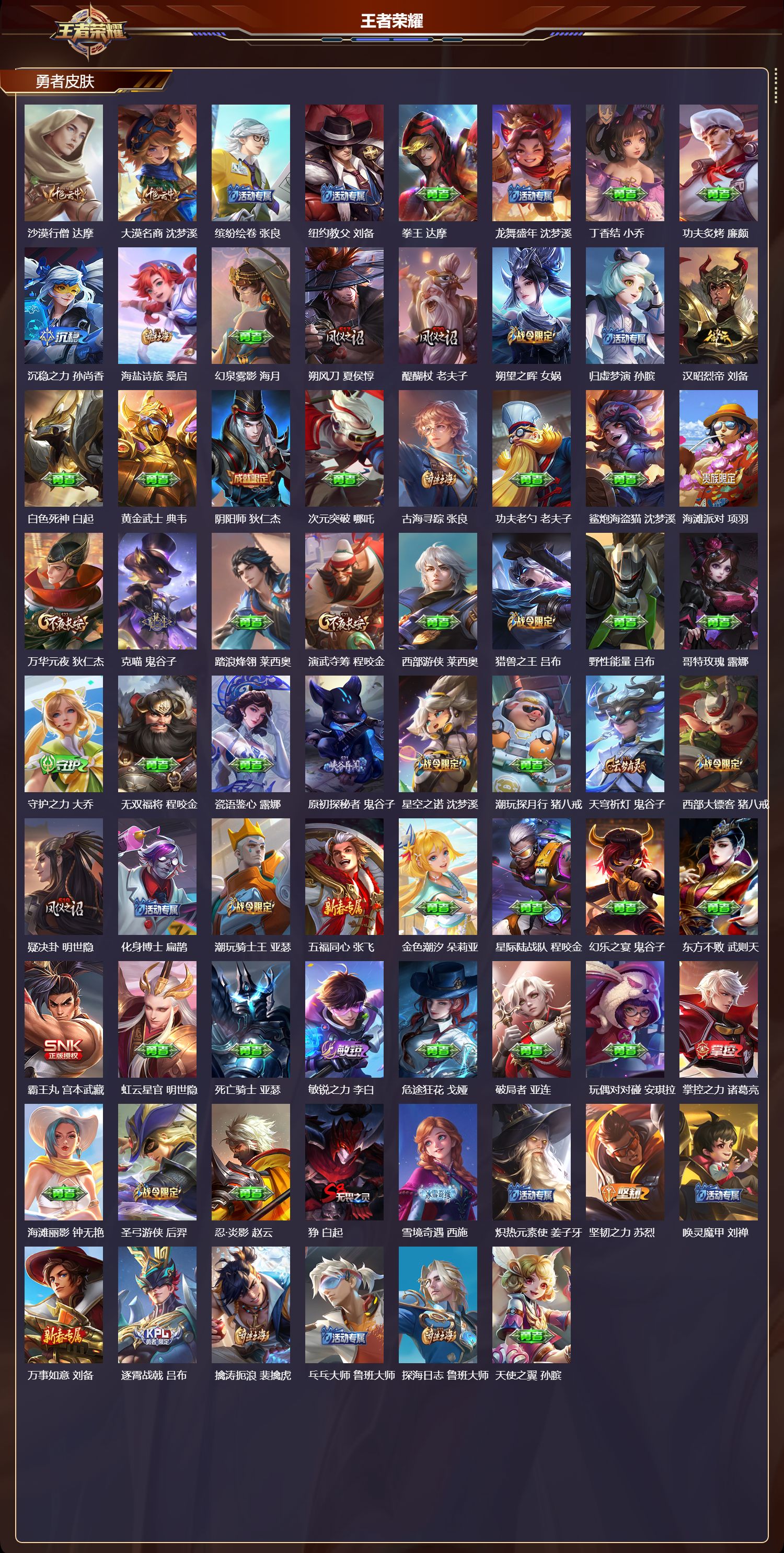 WZMK3435632王者荣耀账号详情图4