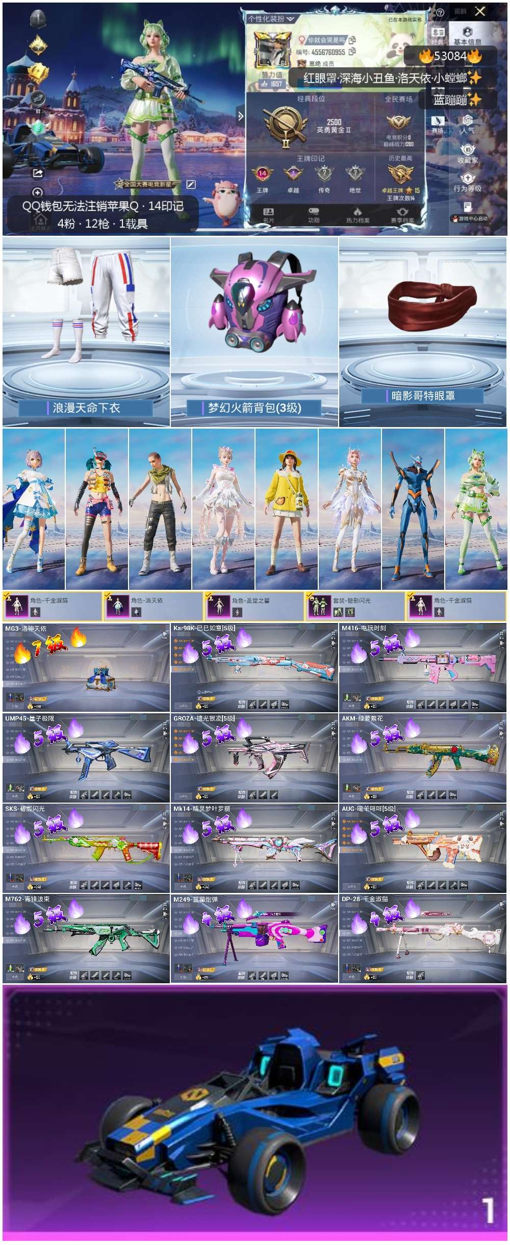 HPSJ3435104和平精英账号详情图5