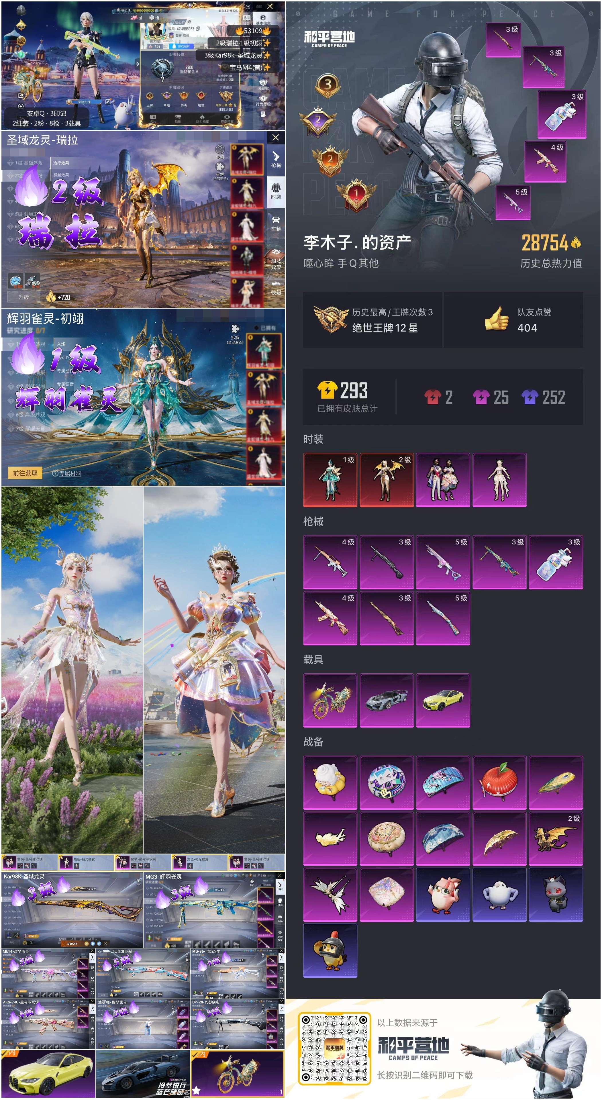 HPSJ3435073和平精英账号详情图3