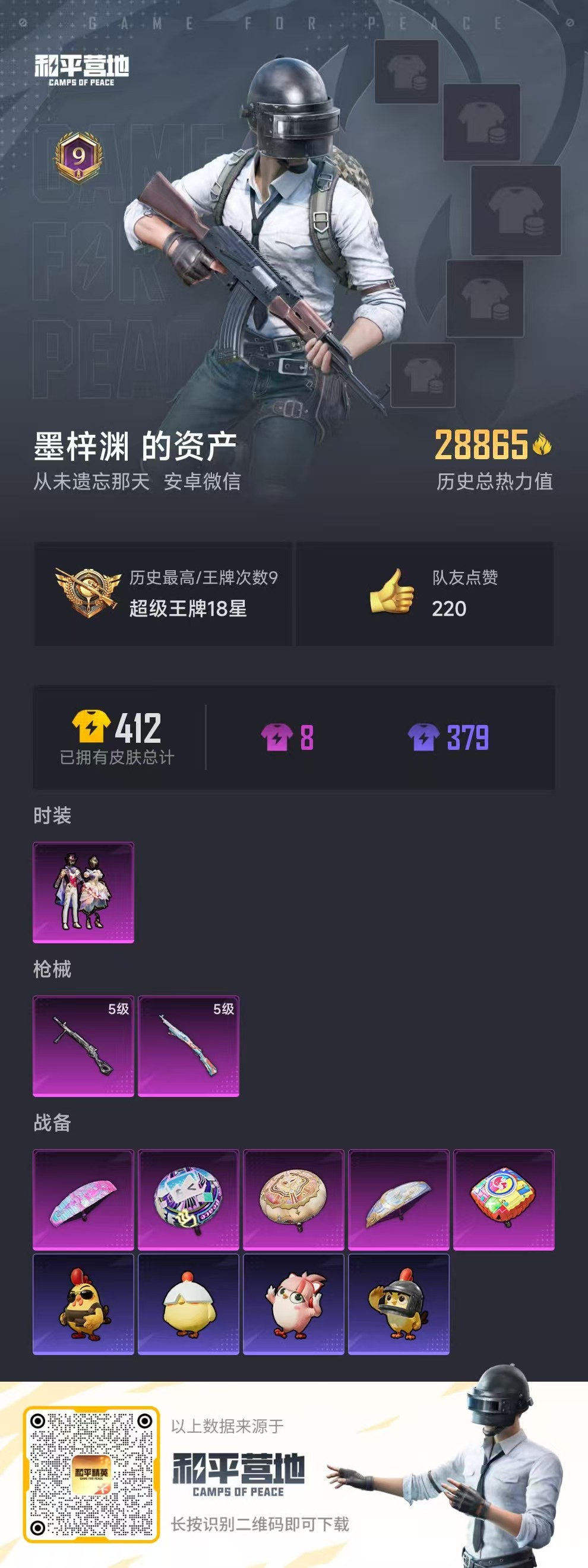 HPSJ3430535和平精英账号详情图3 HPSJ3430535和平精英账号详情图3