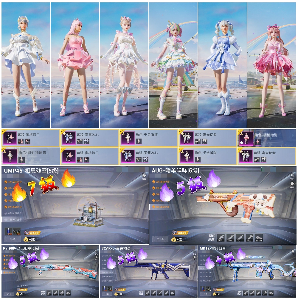 HPSJ3435069和平精英账号详情图4