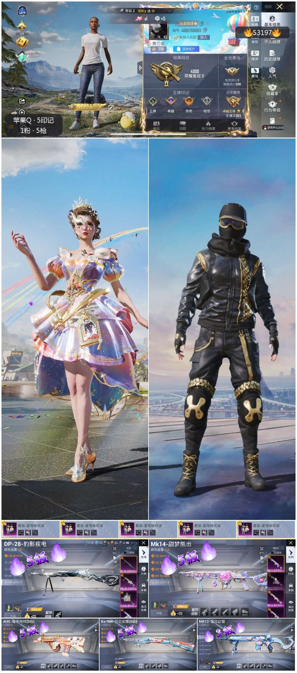 HPSJ3435063和平精英账号详情图2