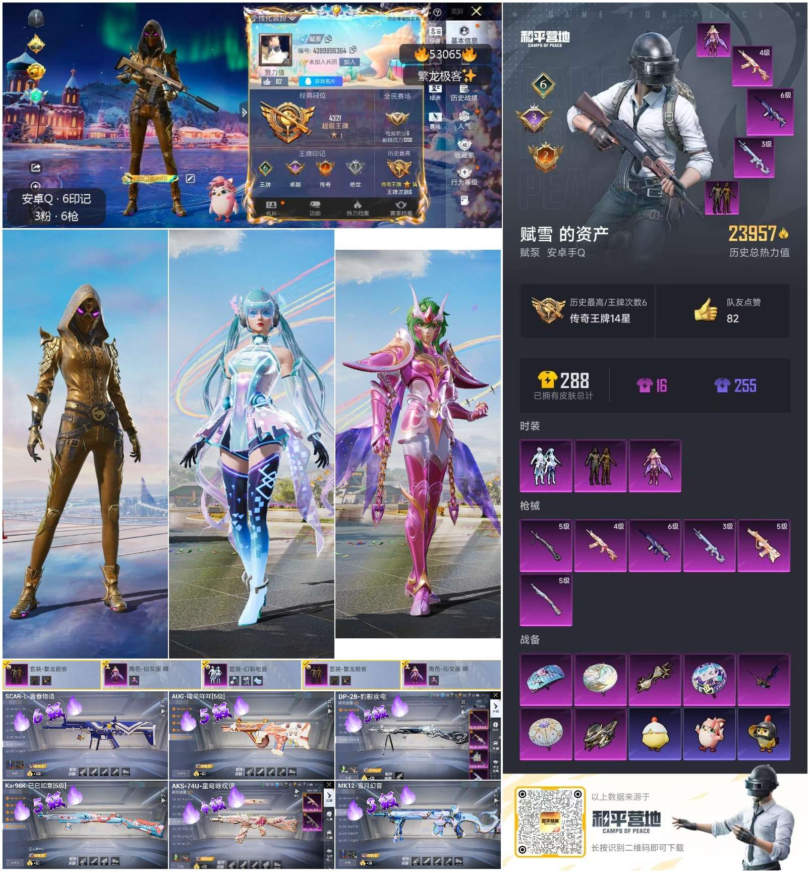 HPSJ3435077和平精英账号详情图5