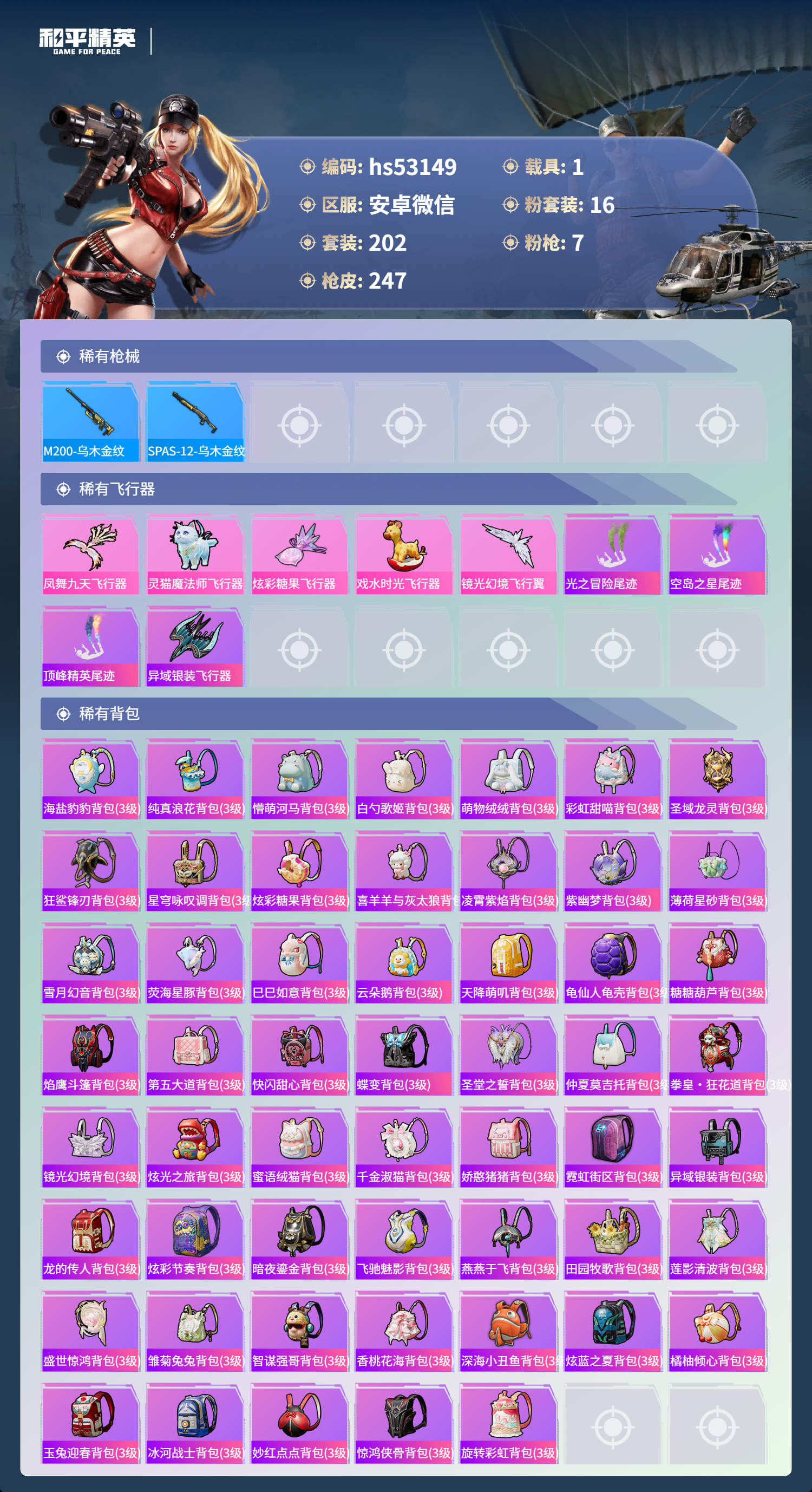 HPSJ3430506和平精英账号详情图10 HPSJ3430506和平精英账号详情图10