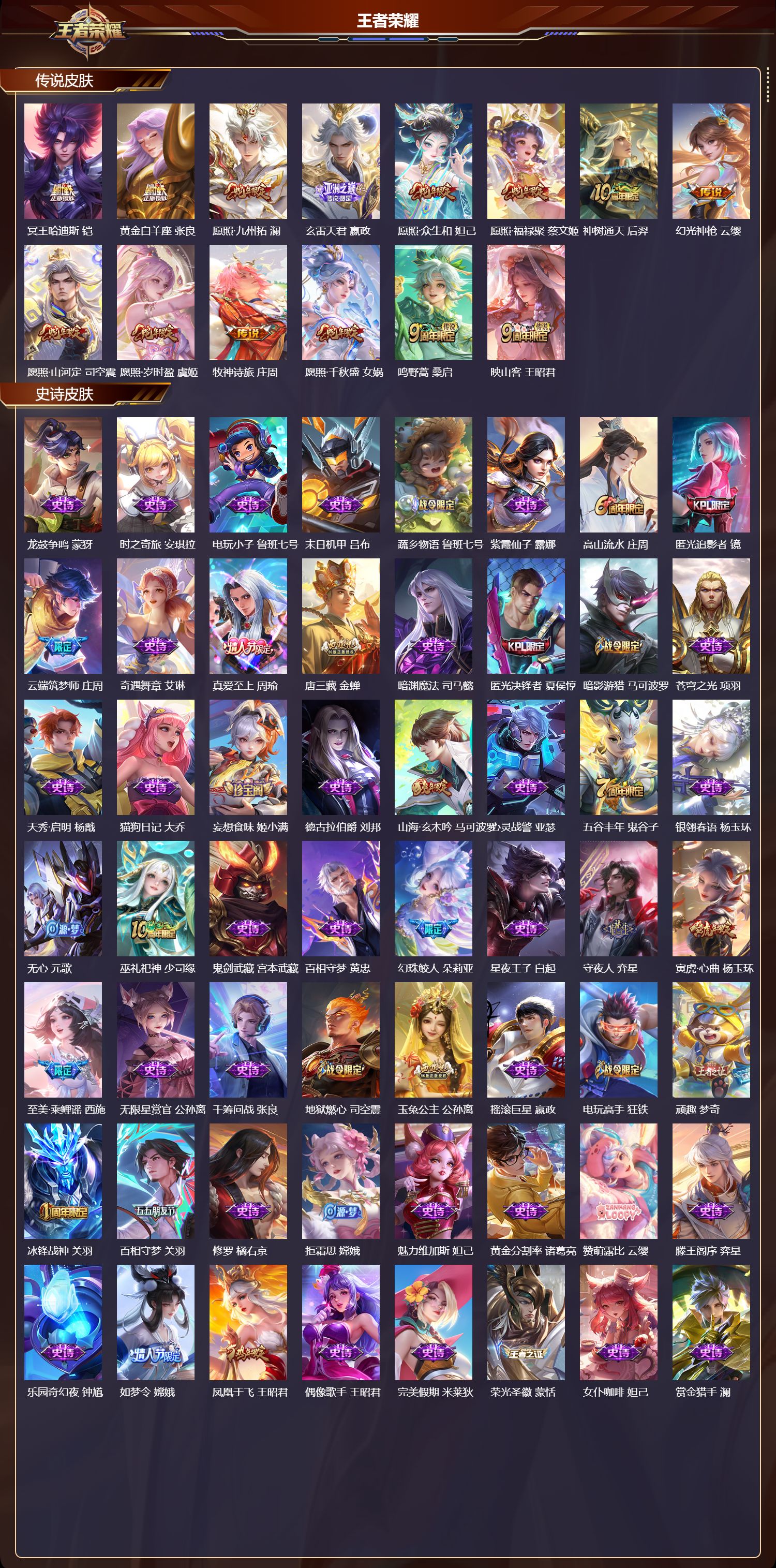 WZMK3435620王者荣耀账号详情图3 WZMK3435620王者荣耀账号详情图3