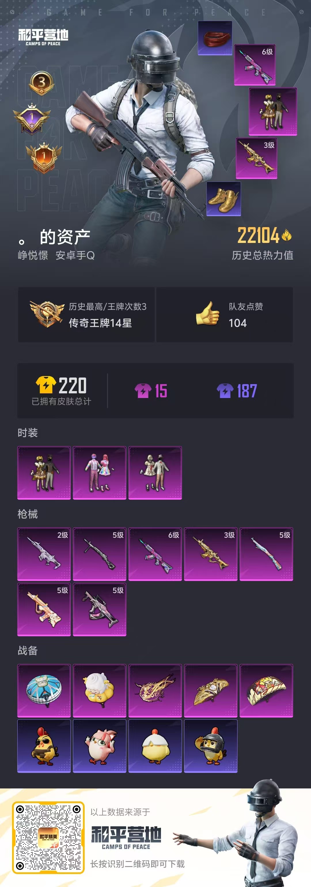 HPSJ3431245和平精英账号详情图3 HPSJ3431245和平精英账号详情图3