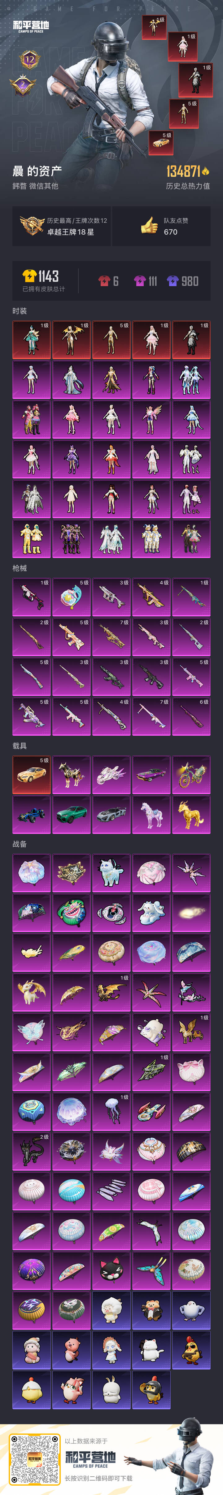 HPSJ3430573和平精英账号详情图4 HPSJ3430573和平精英账号详情图4