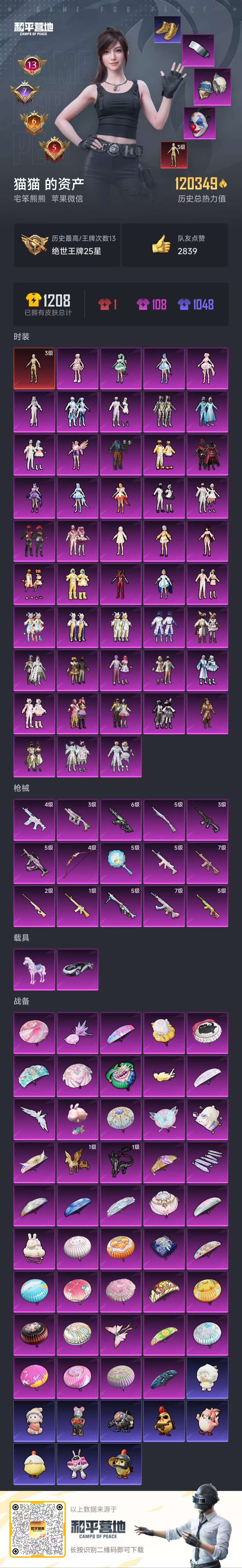 HPSJ3430543和平精英账号详情图3 HPSJ3430543和平精英账号详情图3