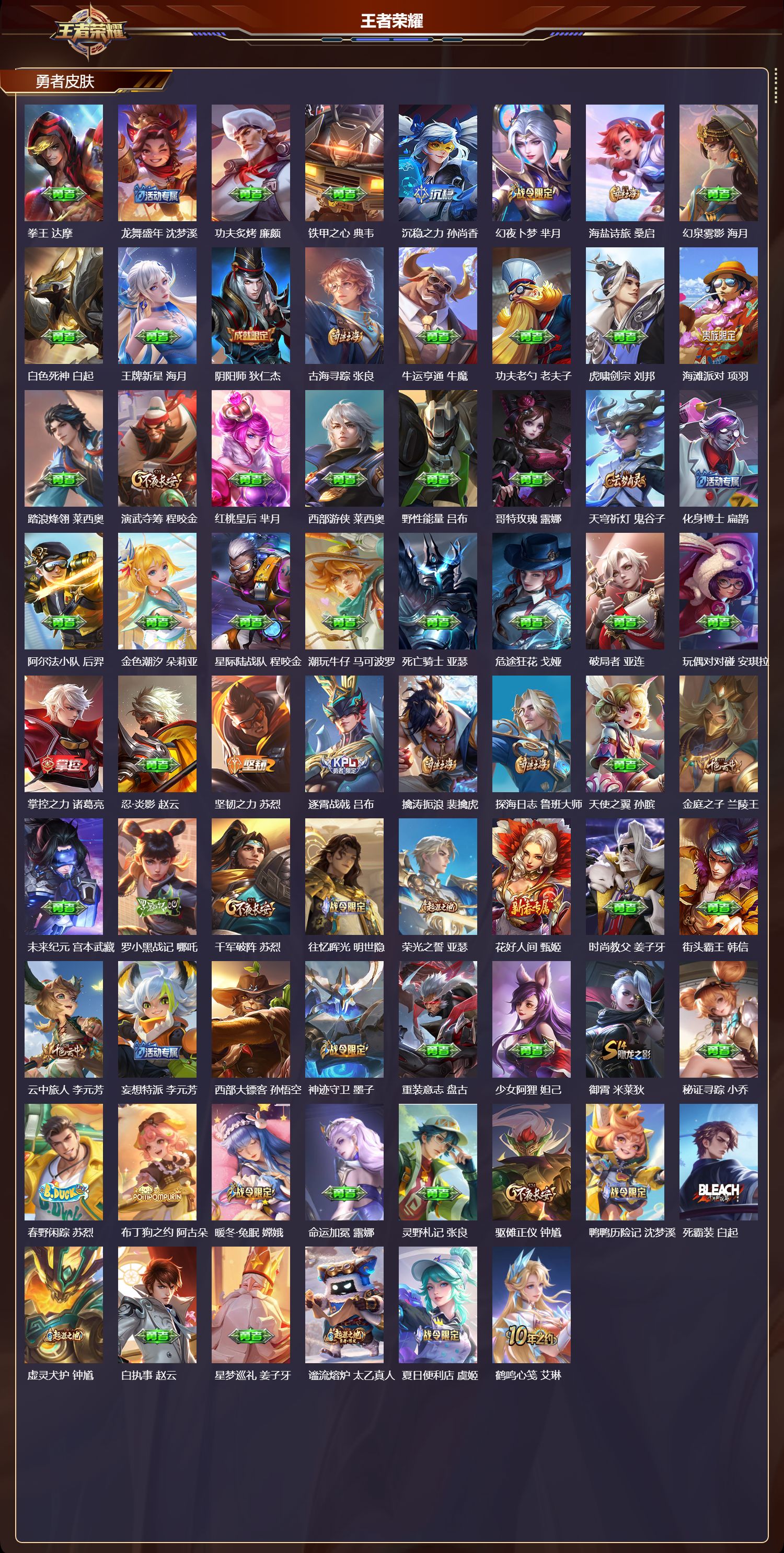 WZMK3435618王者荣耀账号详情图3