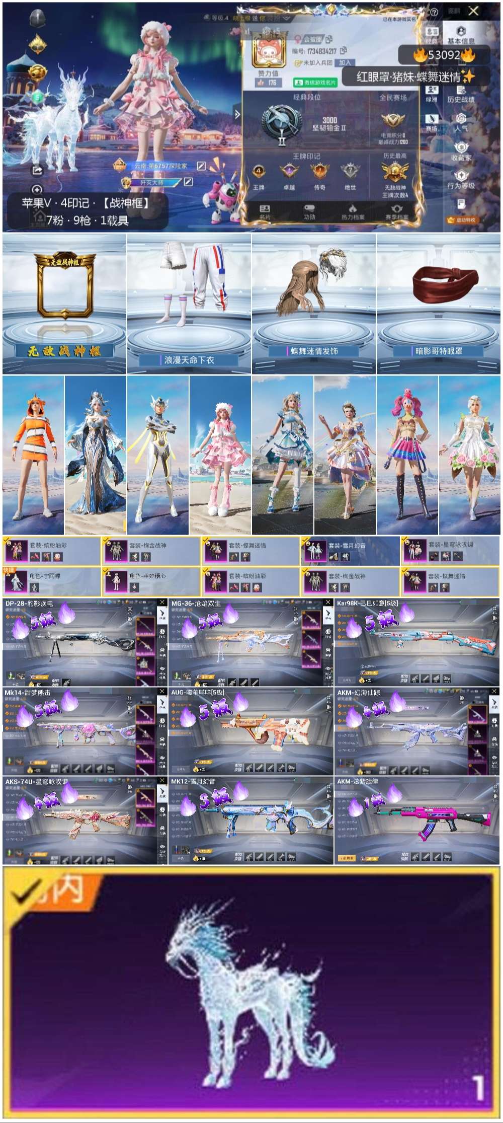 HPSJ3430482和平精英账号详情图4