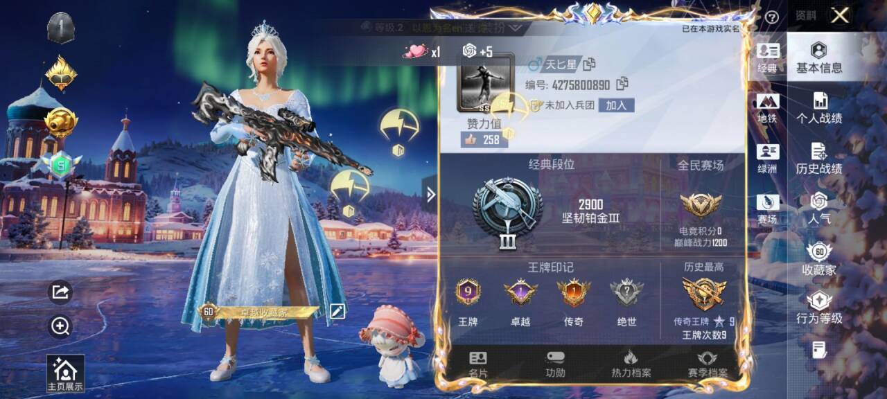 HPSJ3435095和平精英账号详情图5