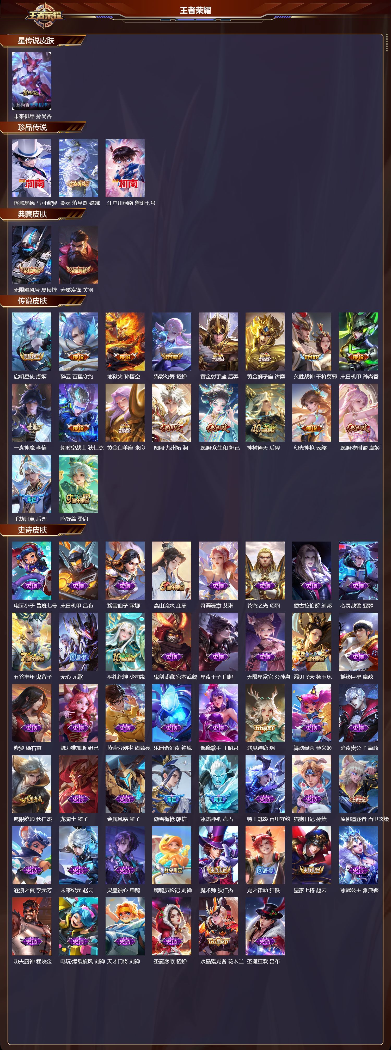 WZQM3479593王者荣耀账号详情图3 WZQM3479593王者荣耀账号详情图3