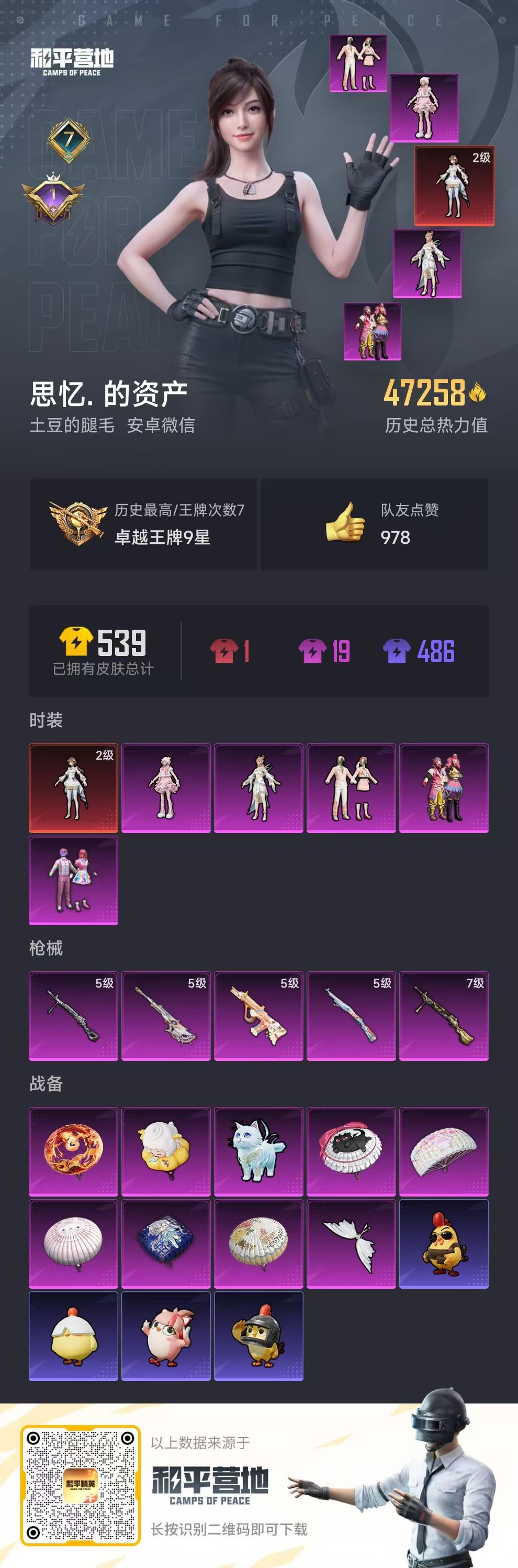 HPSJ3430653和平精英账号详情图3 HPSJ3430653和平精英账号详情图3