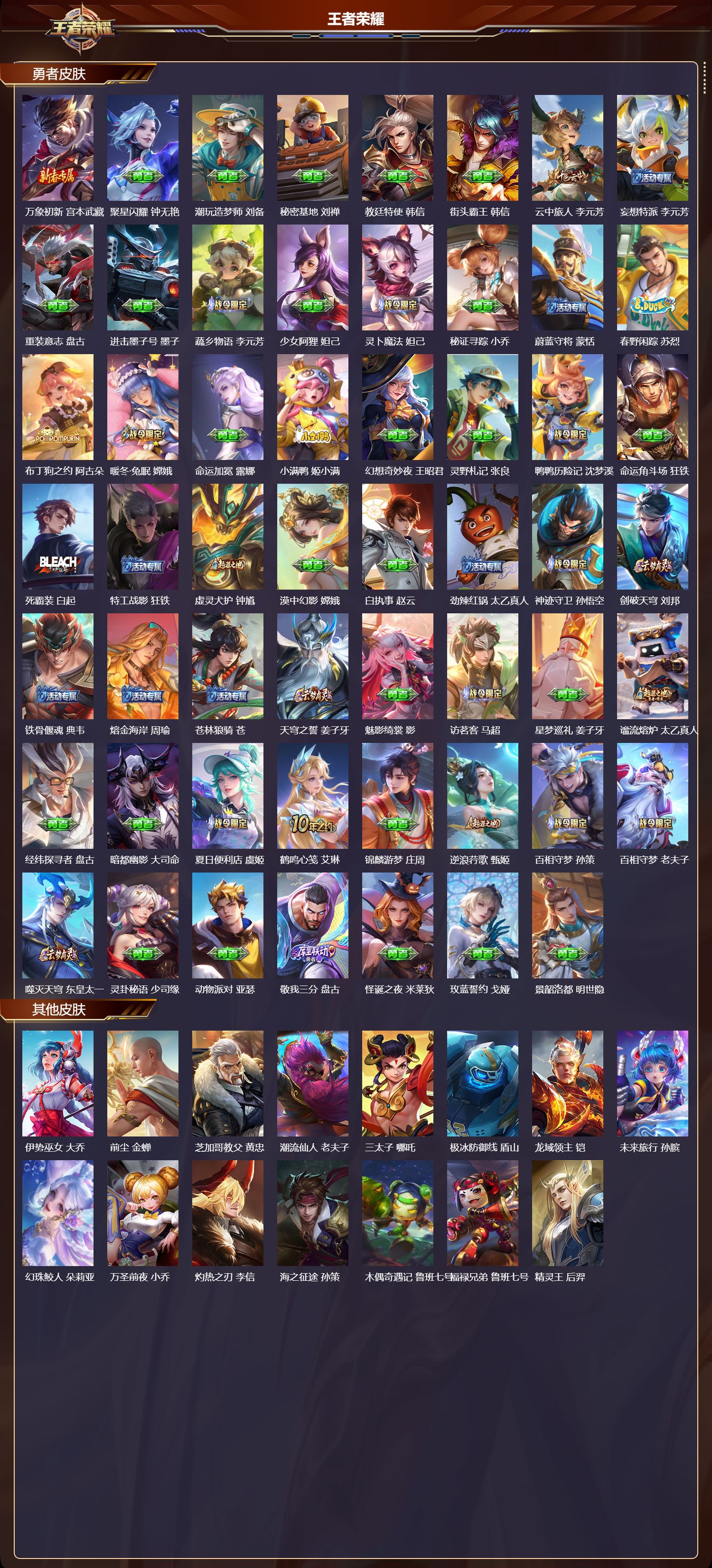 WZMK3437744王者荣耀账号详情图5