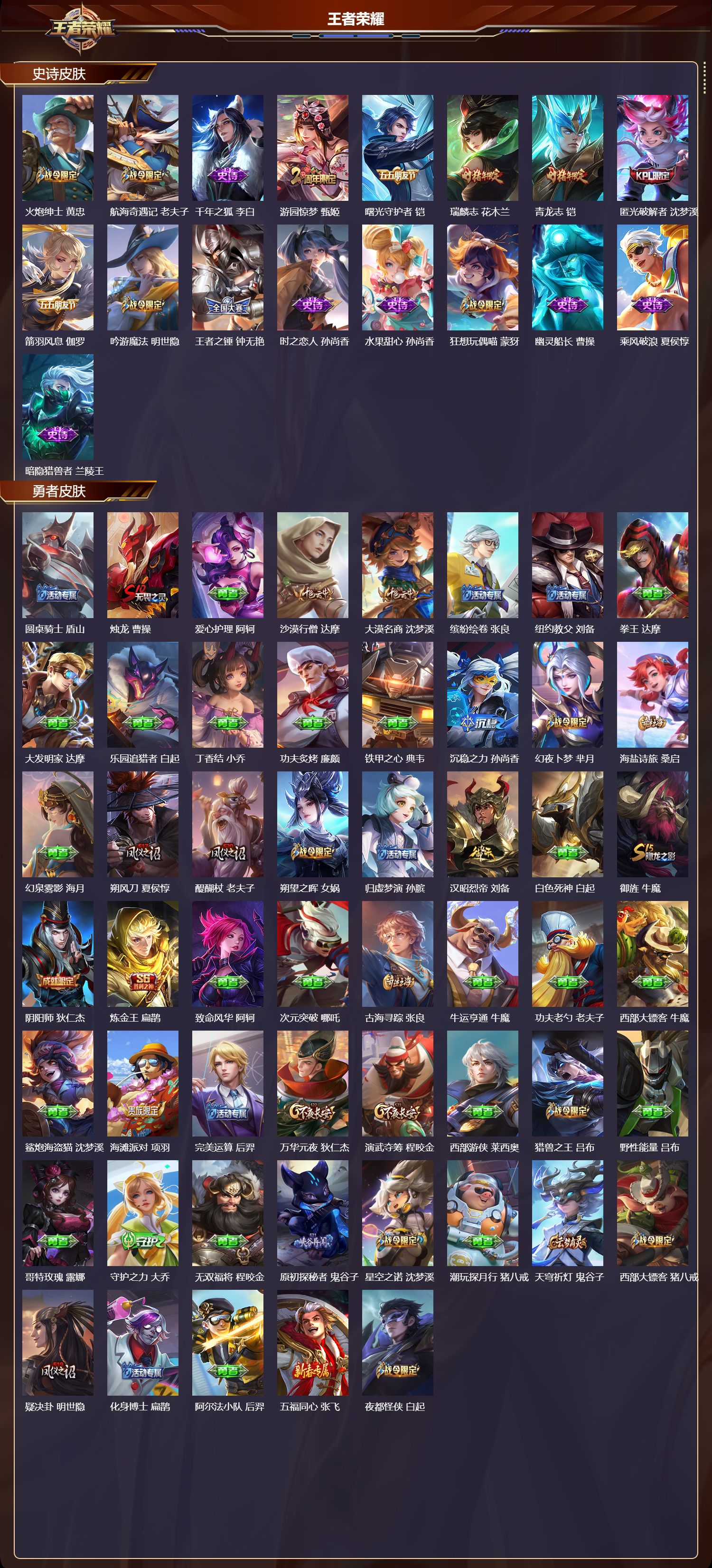 WZMK440746王者荣耀账号详情图3