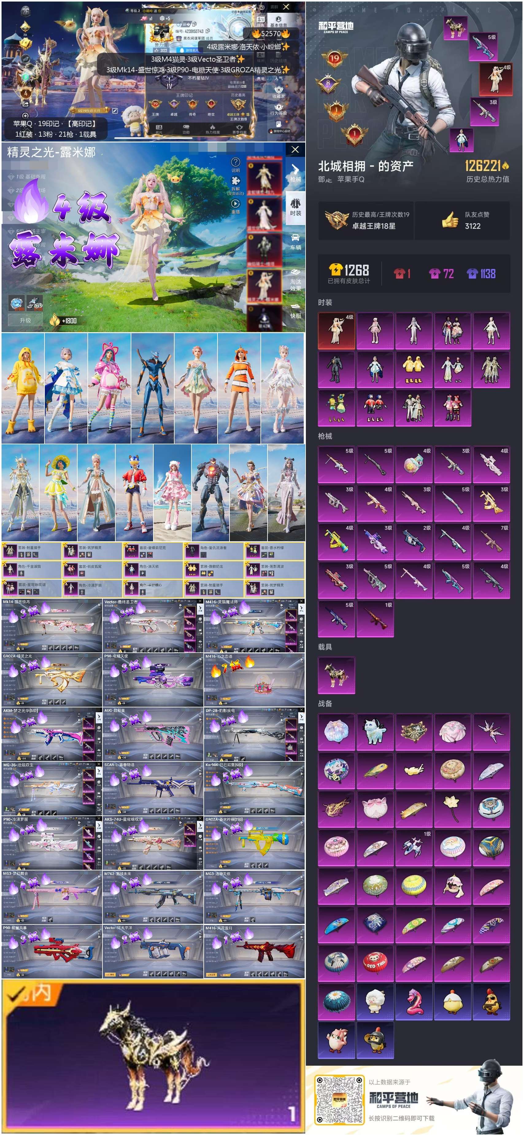 HPSJ3433481和平精英账号详情图3