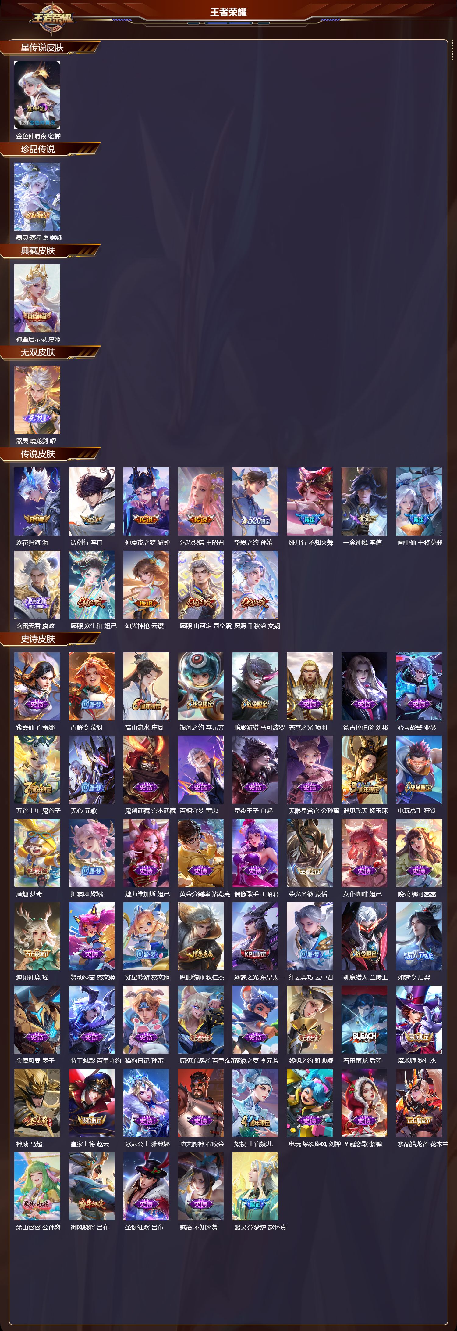 WZQM3479602王者荣耀账号详情图3