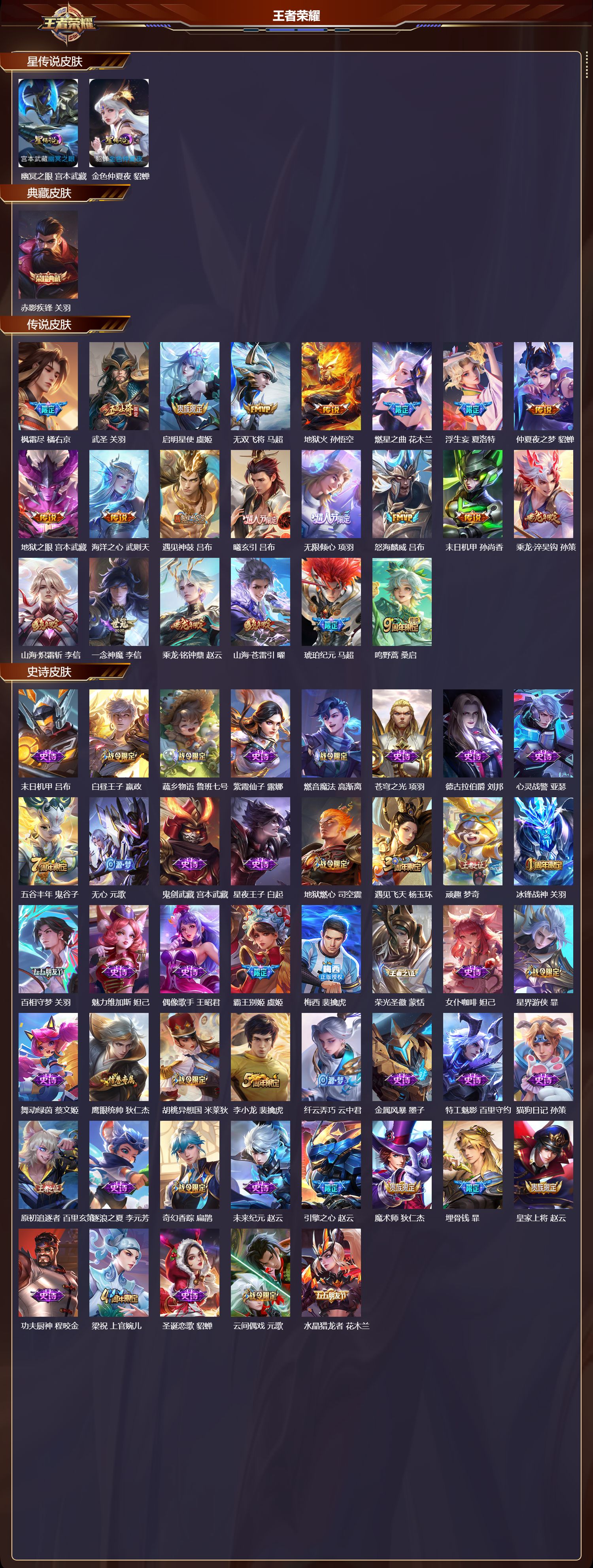 WZMK3437743王者荣耀账号详情图2 WZMK3437743王者荣耀账号详情图2