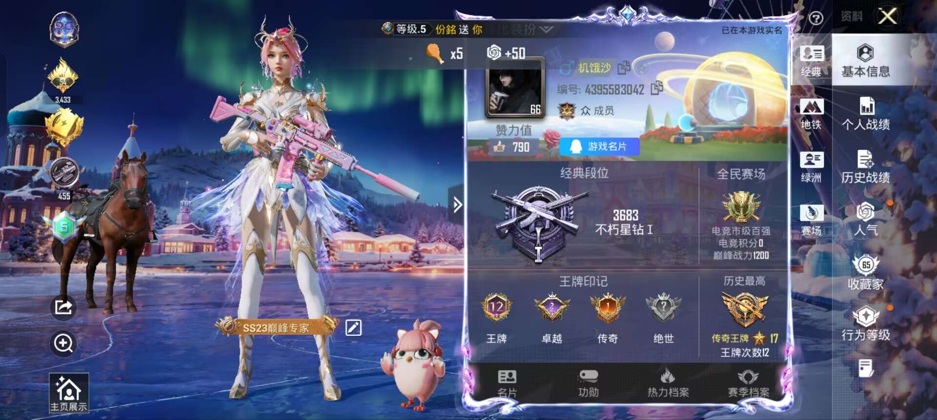 HPSJ3436735和平精英账号详情图4