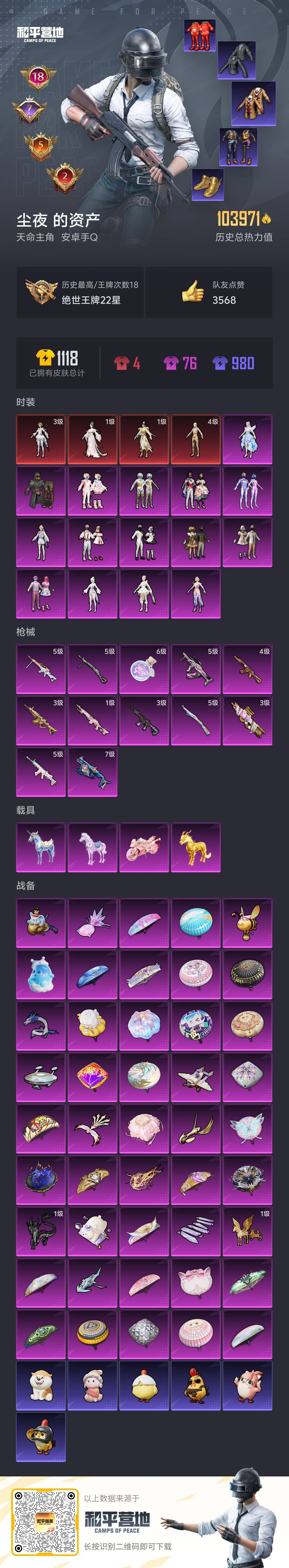 HPSJ3433457和平精英账号详情图4 HPSJ3433457和平精英账号详情图4