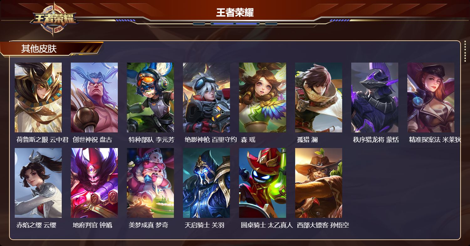 WZMK3437742王者荣耀账号详情图5 WZMK3437742王者荣耀账号详情图5