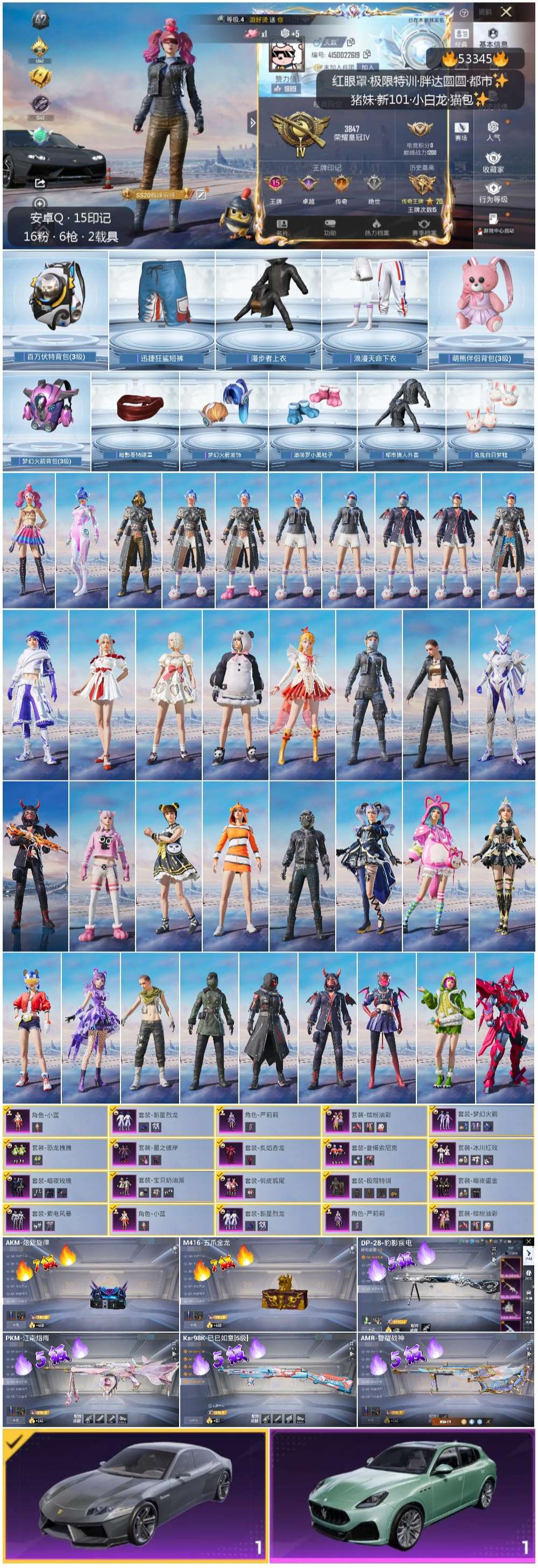 HPSJ3436768和平精英账号详情图2