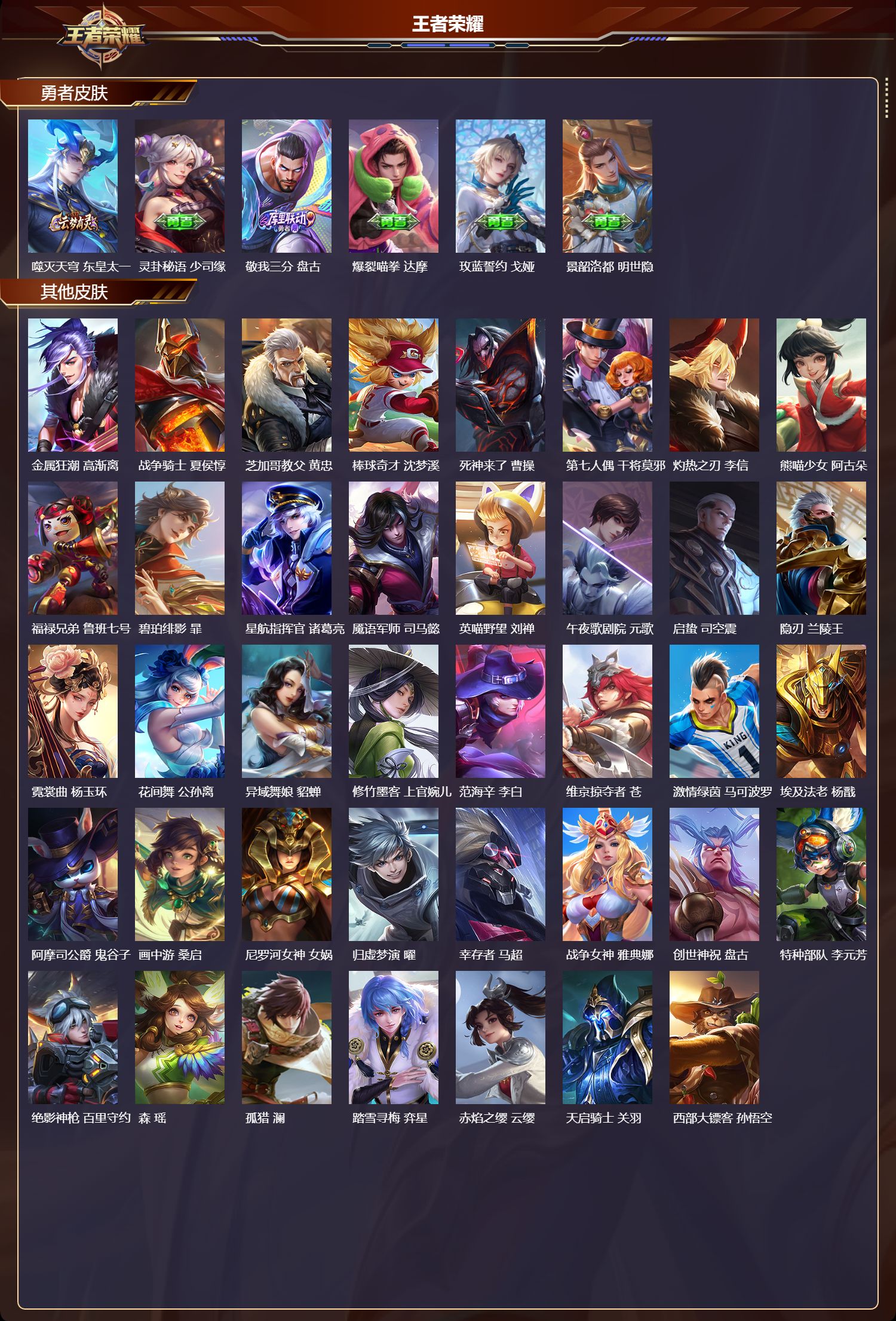 WZMK3437738王者荣耀账号详情图5