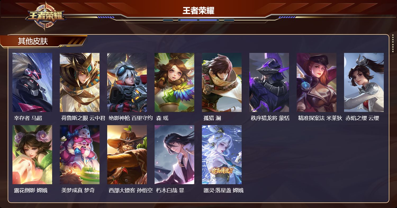 WZMK3437745王者荣耀账号详情图5 WZMK3437745王者荣耀账号详情图5