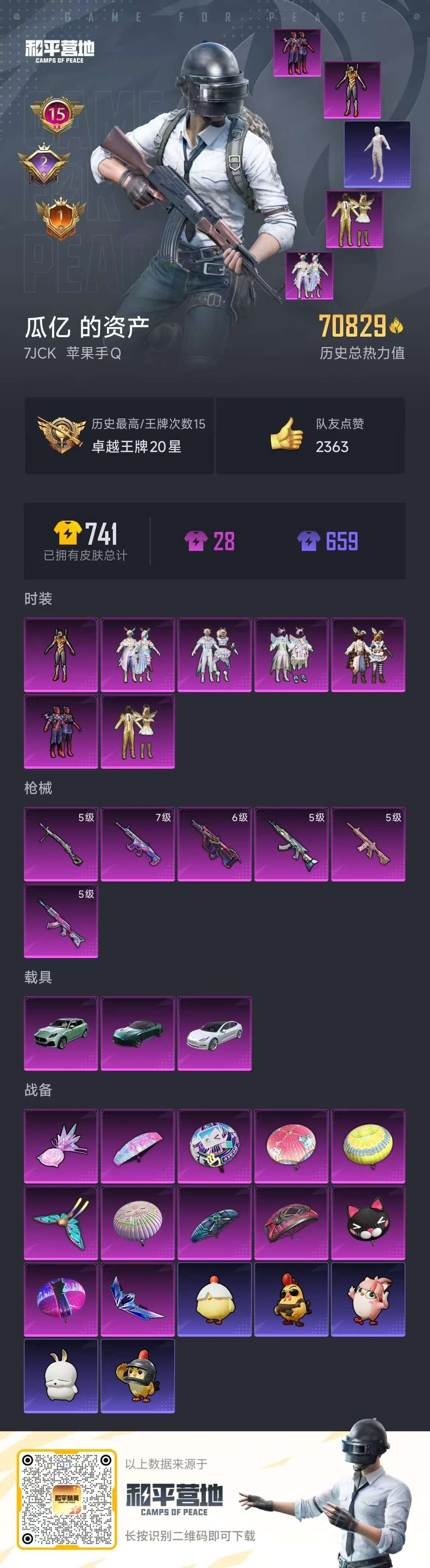 HPSJ3436774和平精英账号详情图4 HPSJ3436774和平精英账号详情图4