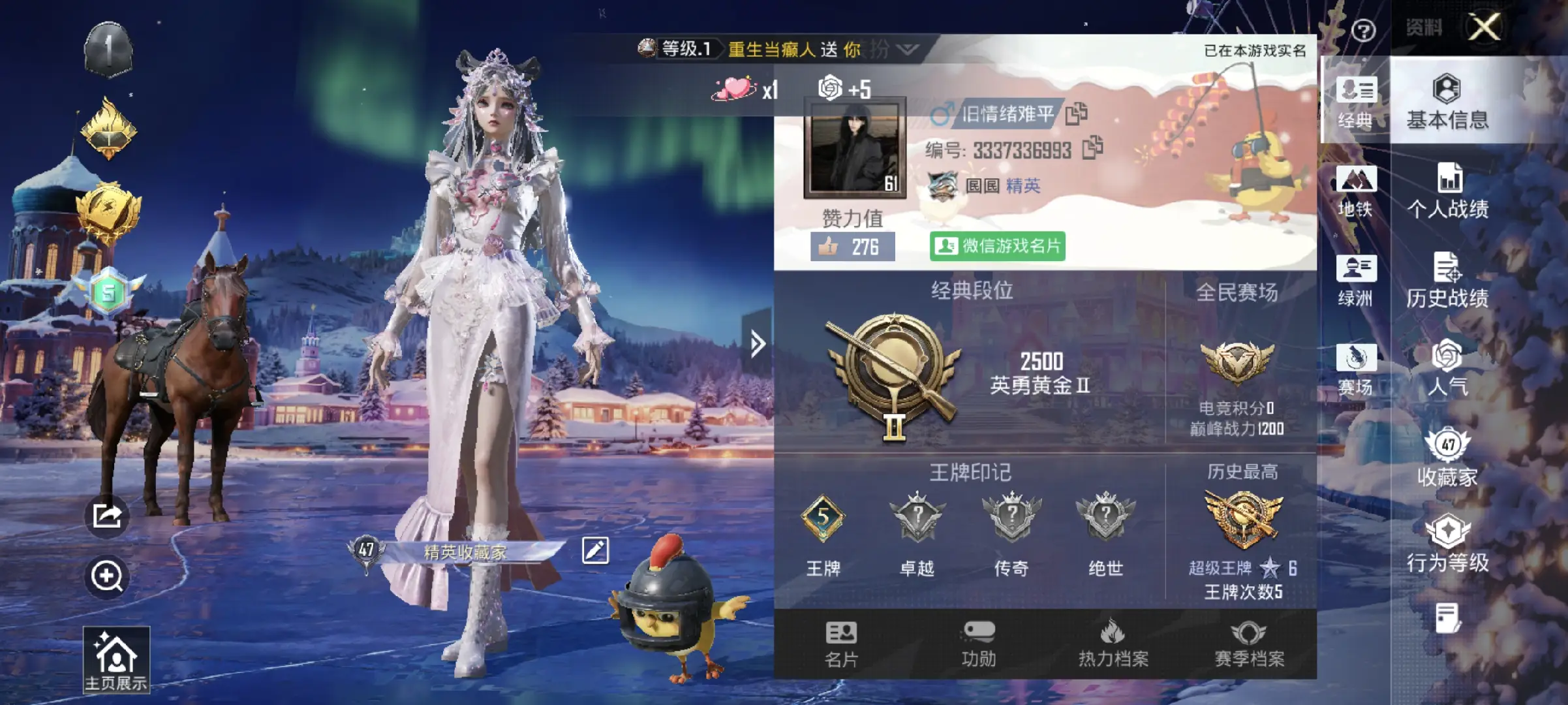 HPSJ3432683和平精英账号详情图2 HPSJ3432683和平精英账号详情图2