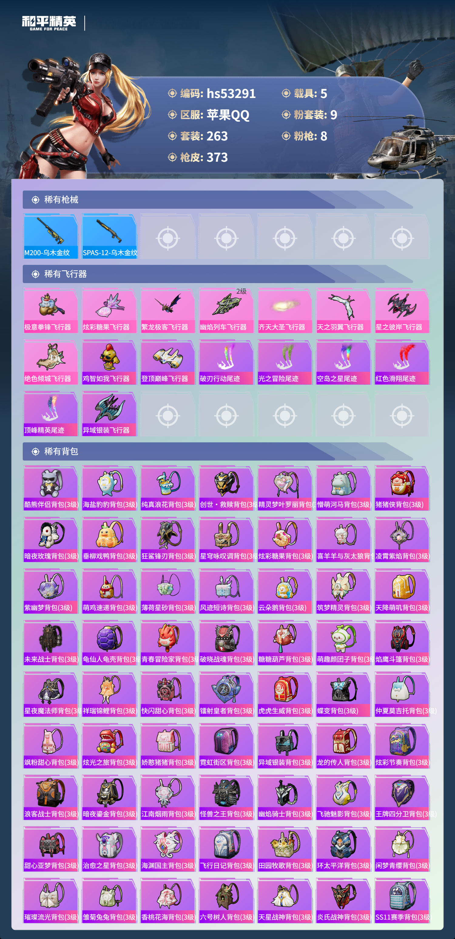 HPSJ3436728和平精英账号详情图12 HPSJ3436728和平精英账号详情图12