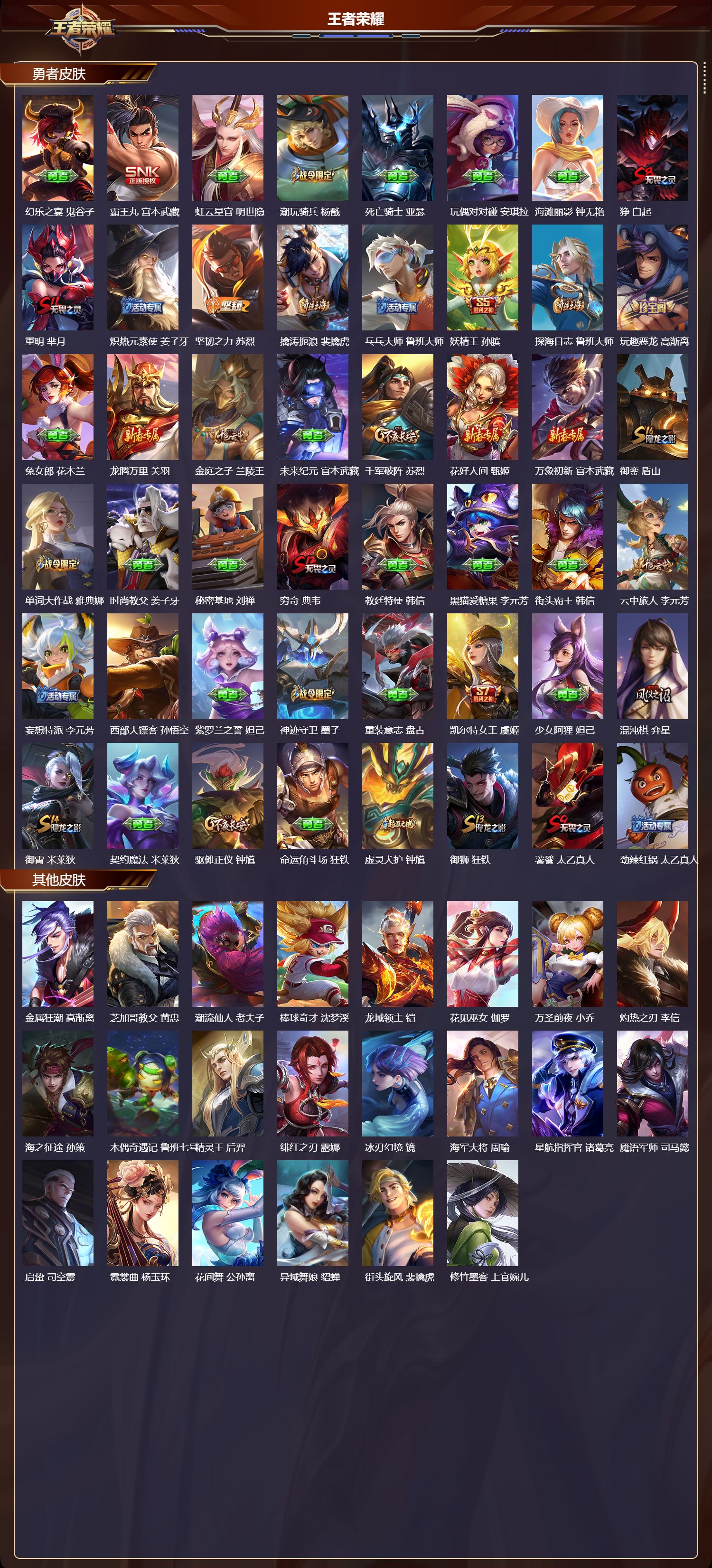 WZMK440746王者荣耀账号详情图4