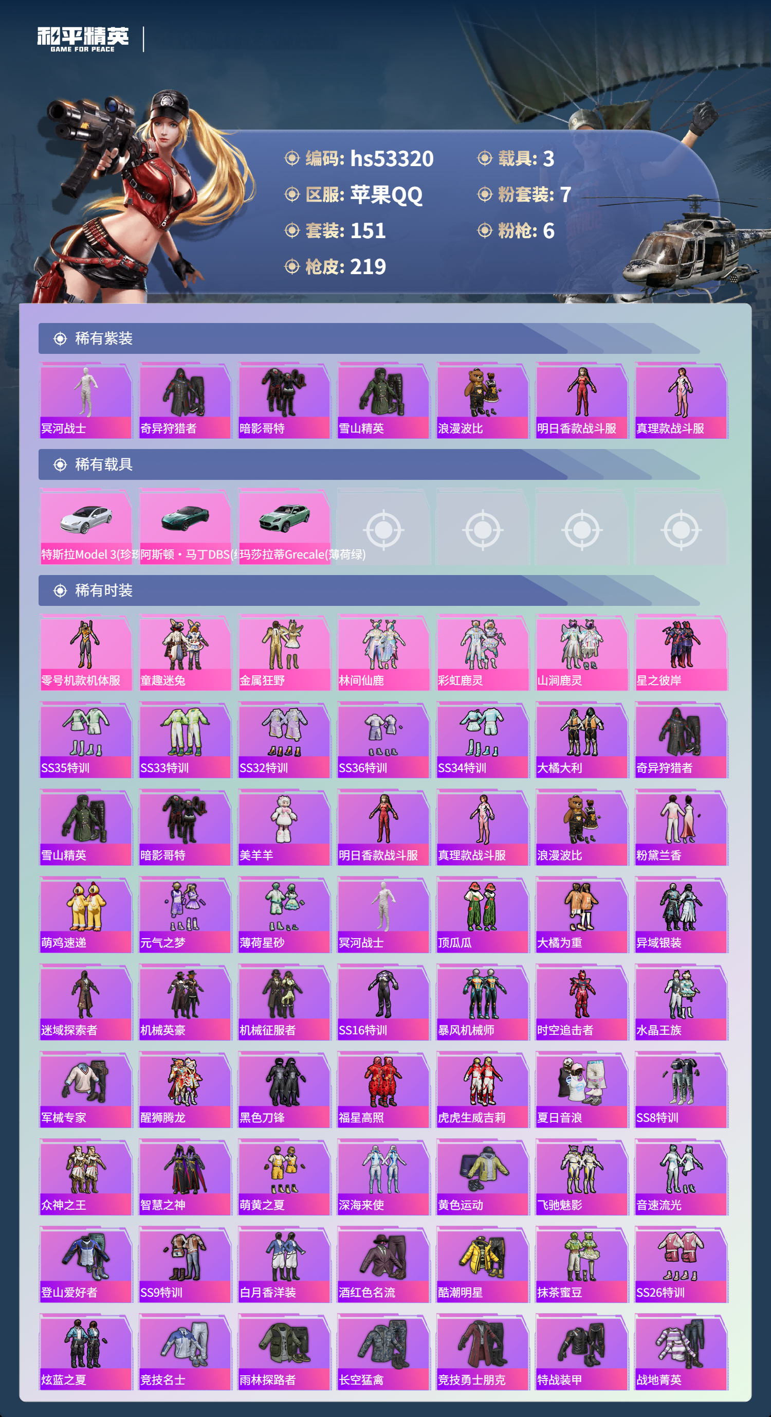 HPSJ3436774和平精英账号详情图5 HPSJ3436774和平精英账号详情图5