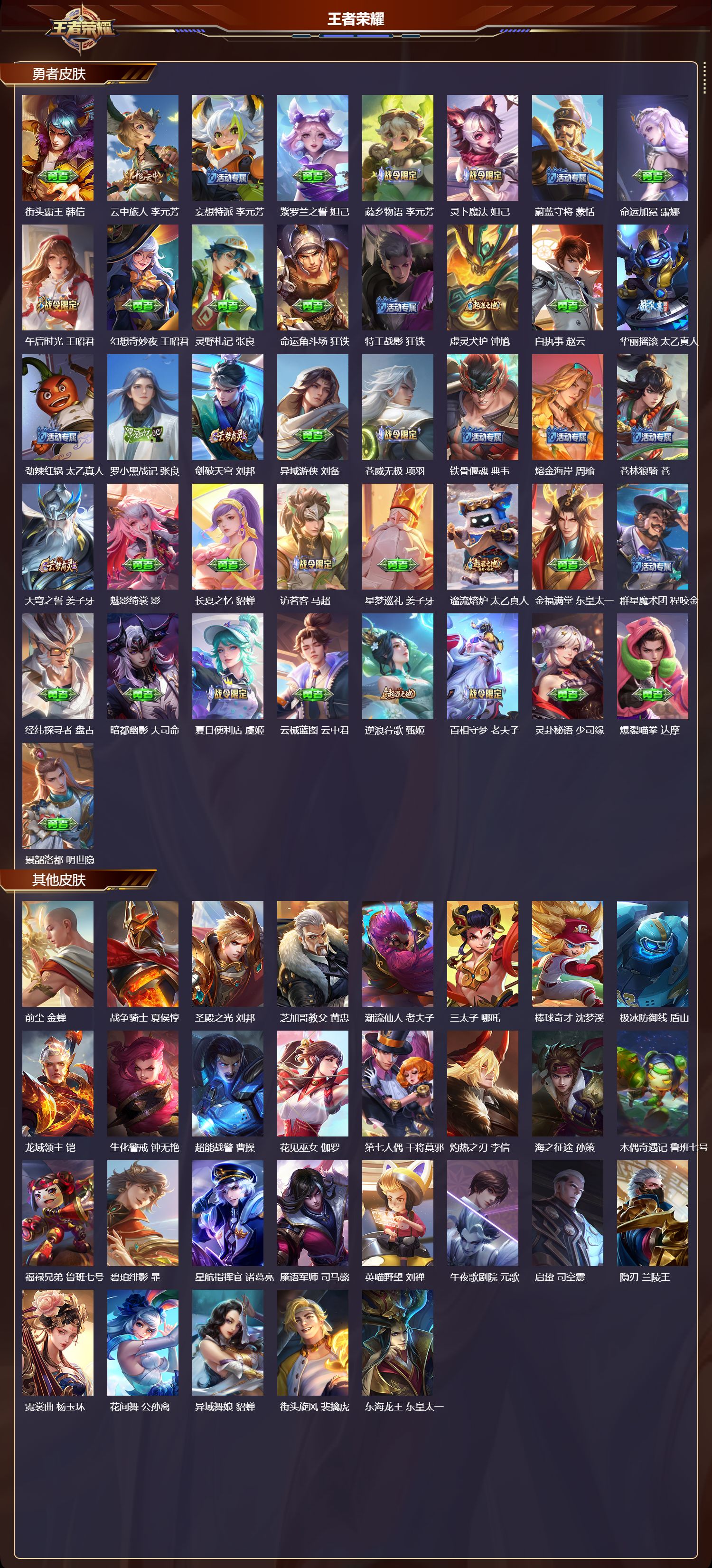 WZMK3437723王者荣耀账号详情图5