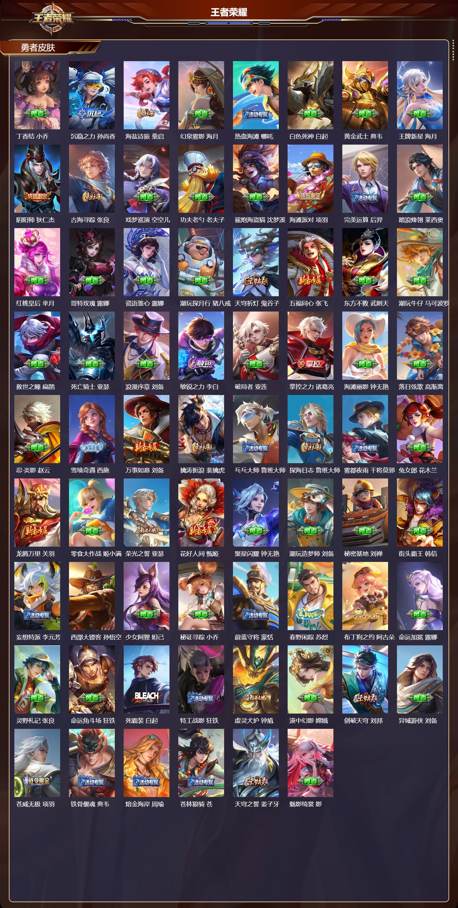 WZQM3474224王者荣耀账号详情图4