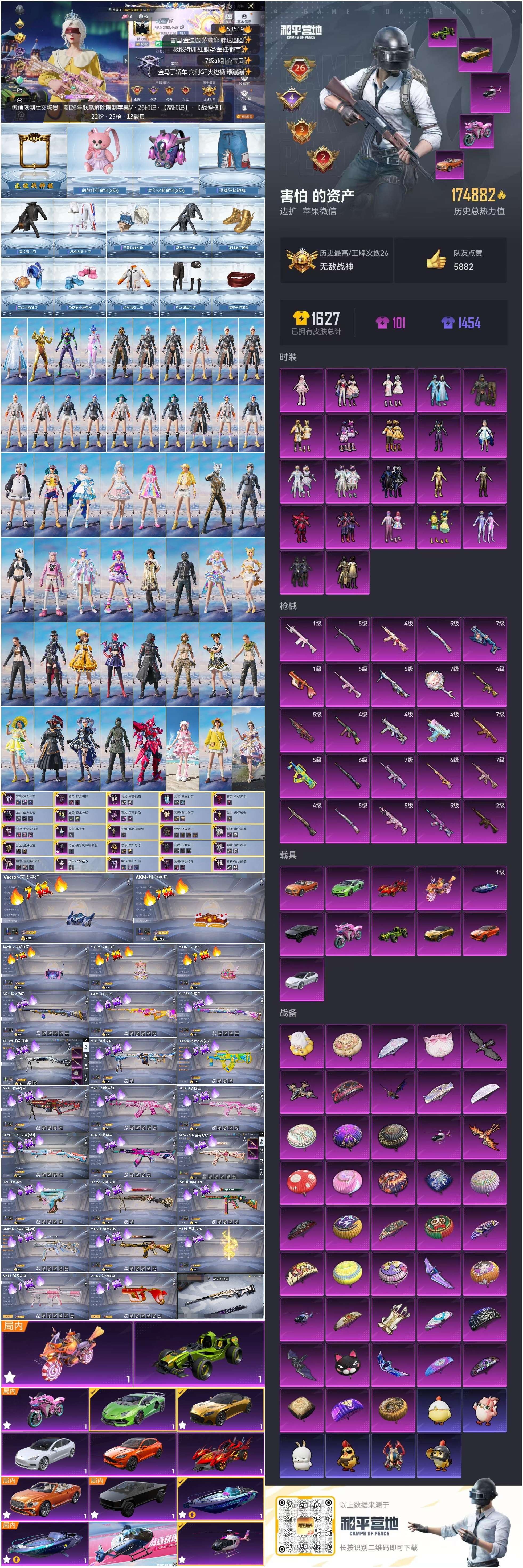 HPSJ3434459和平精英账号详情图4