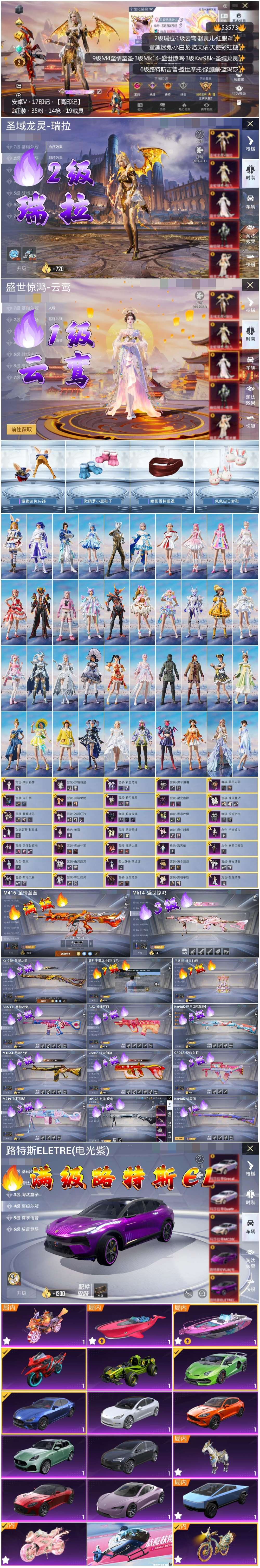 HPSJ3434376和平精英账号详情图4