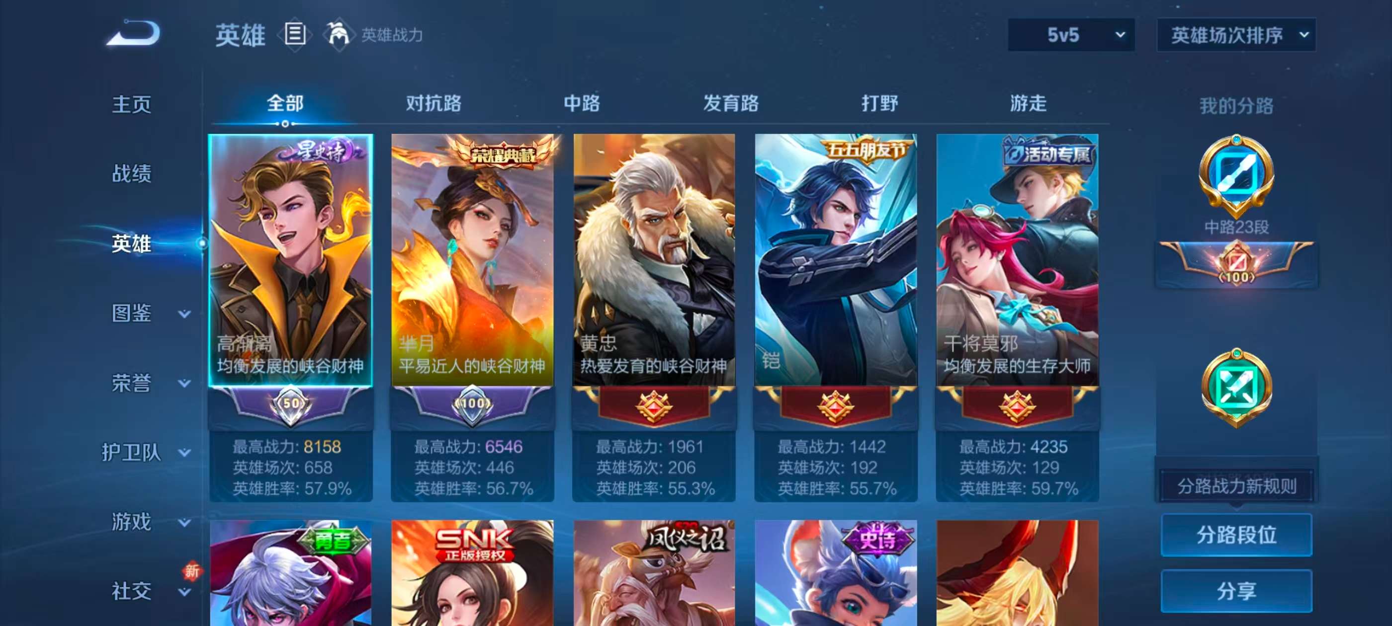 WZCMW415704王者荣耀账号详情图5