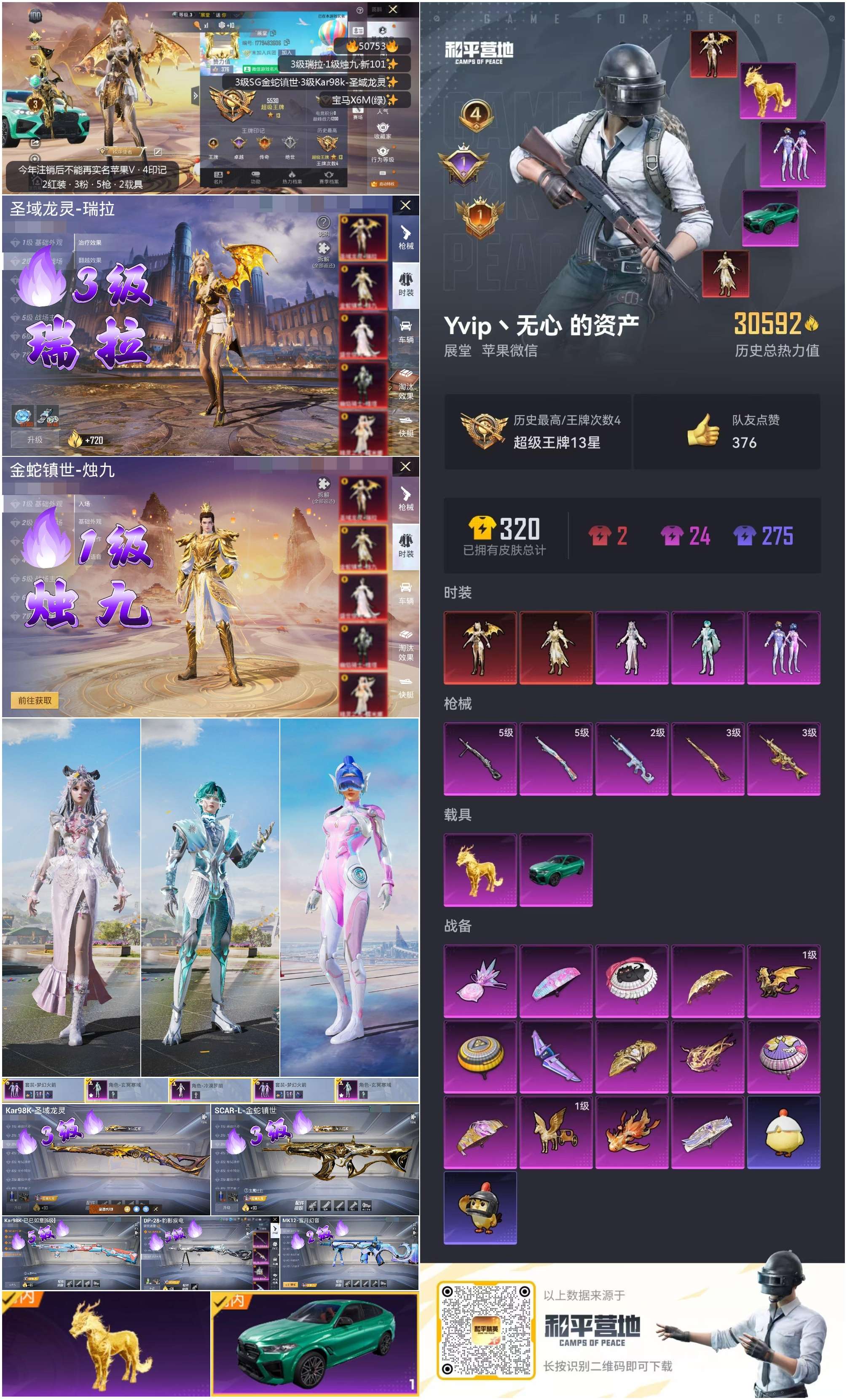 HPSJ3434613和平精英账号详情图3 HPSJ3434613和平精英账号详情图3