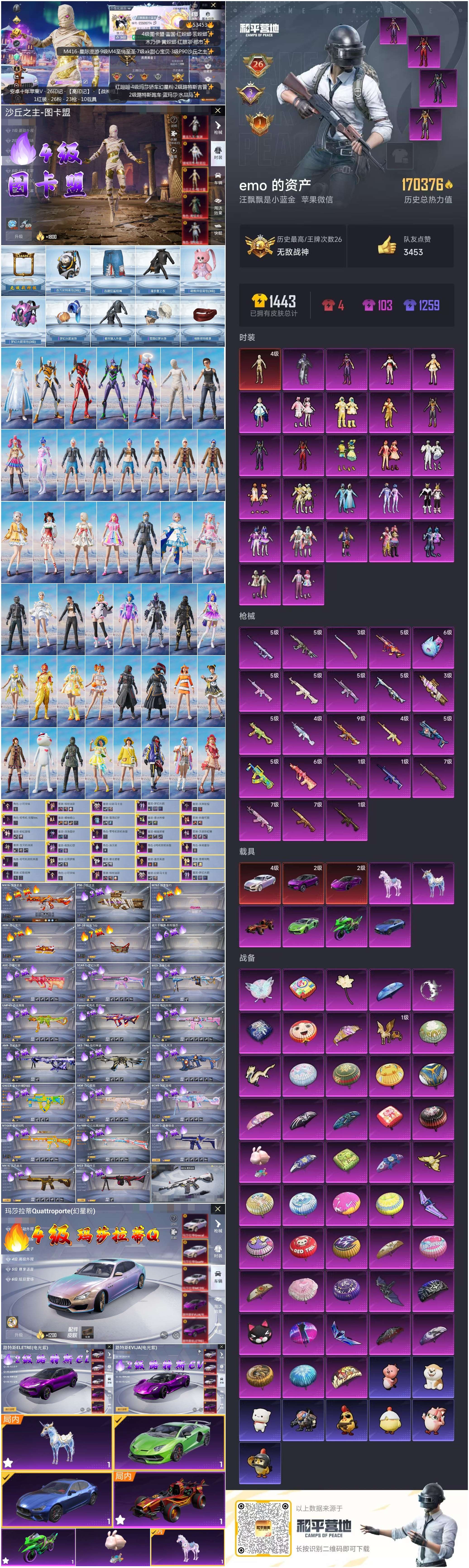 HPSJ3433979和平精英账号详情图4