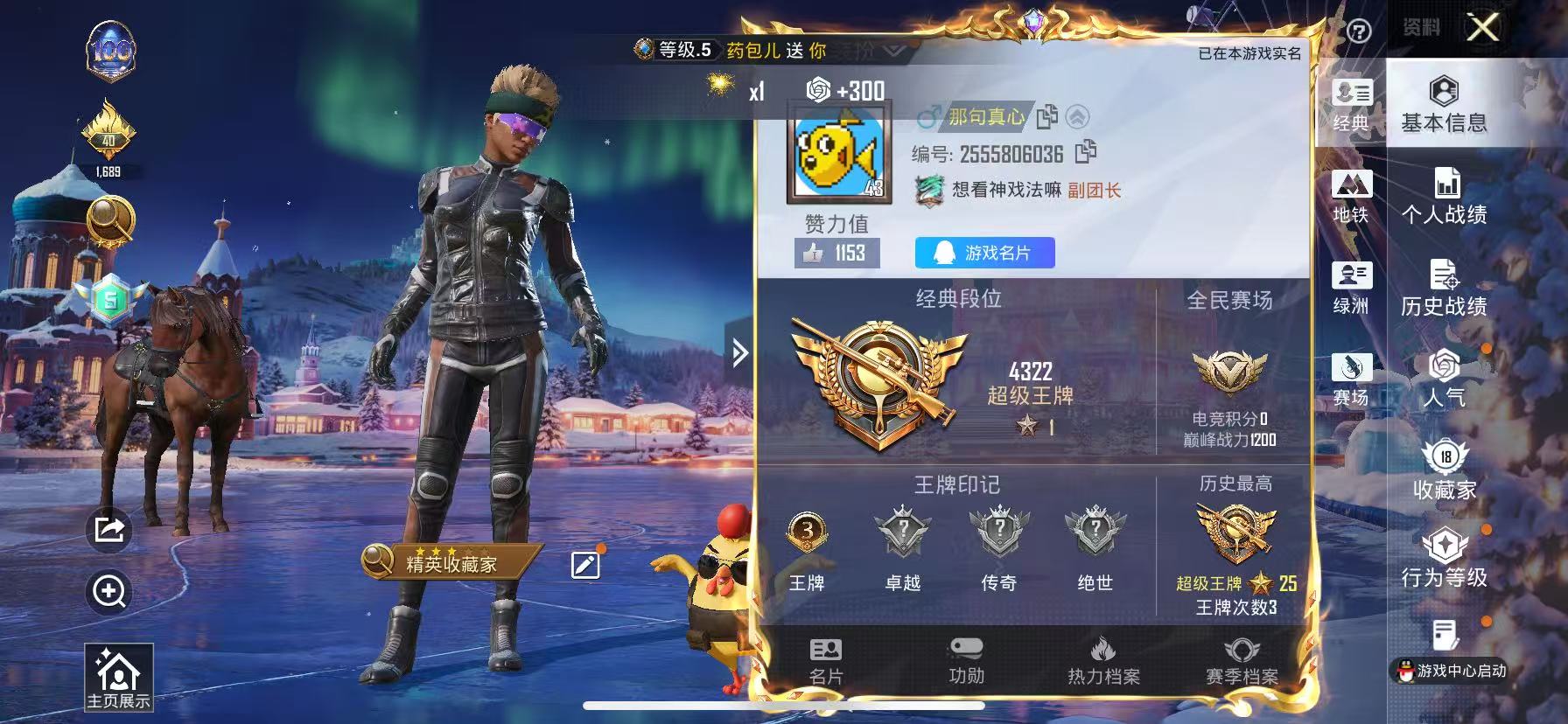 HPSJ3437468和平精英账号详情图4