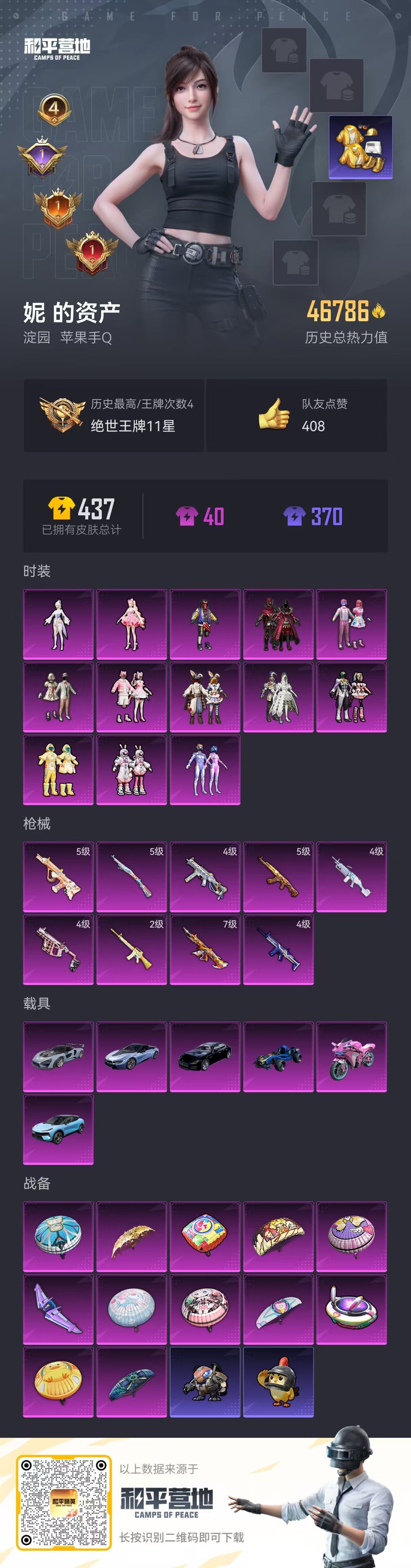 HPSJ3437506和平精英账号详情图4 HPSJ3437506和平精英账号详情图4