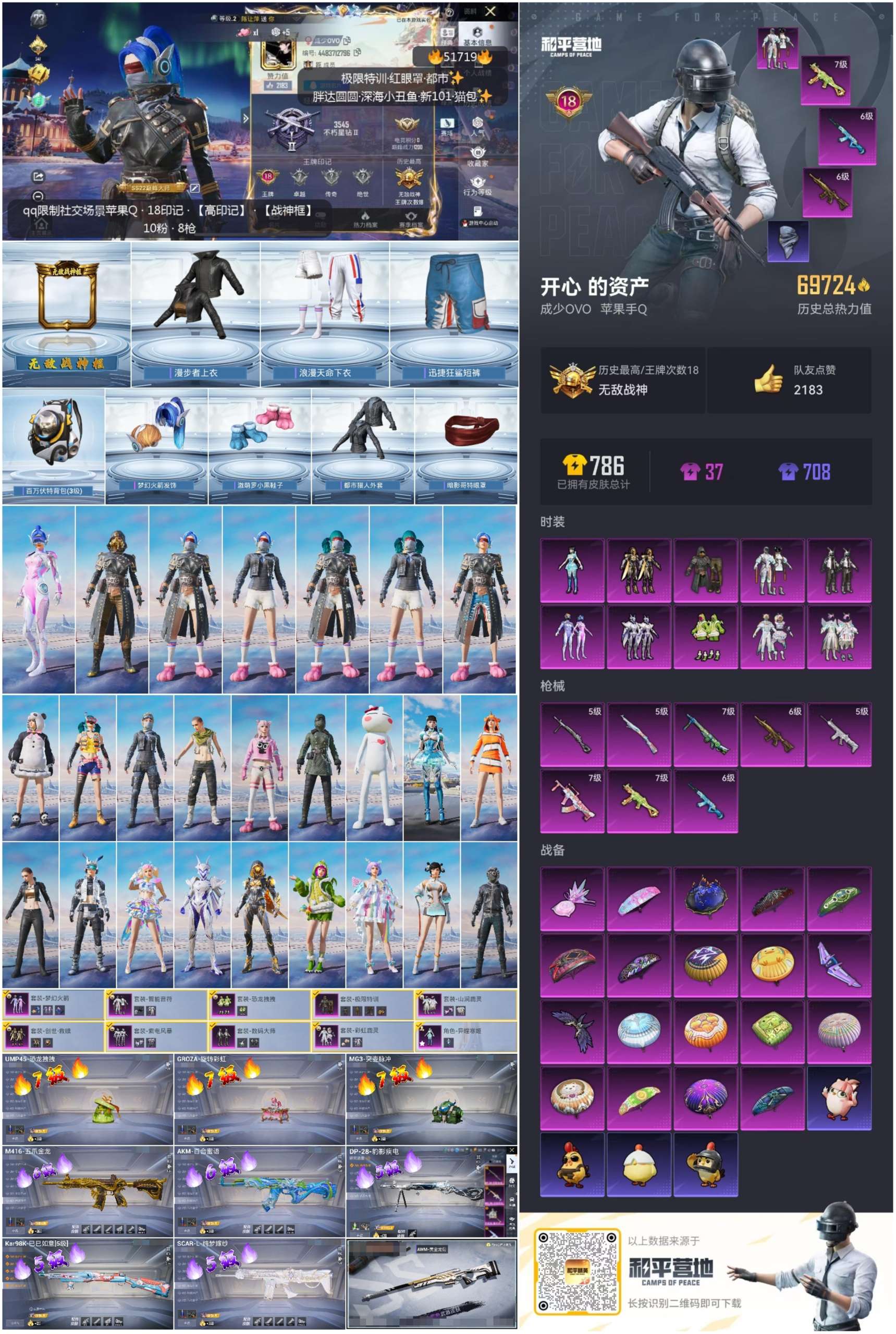 HPSJ3433998和平精英账号详情图4