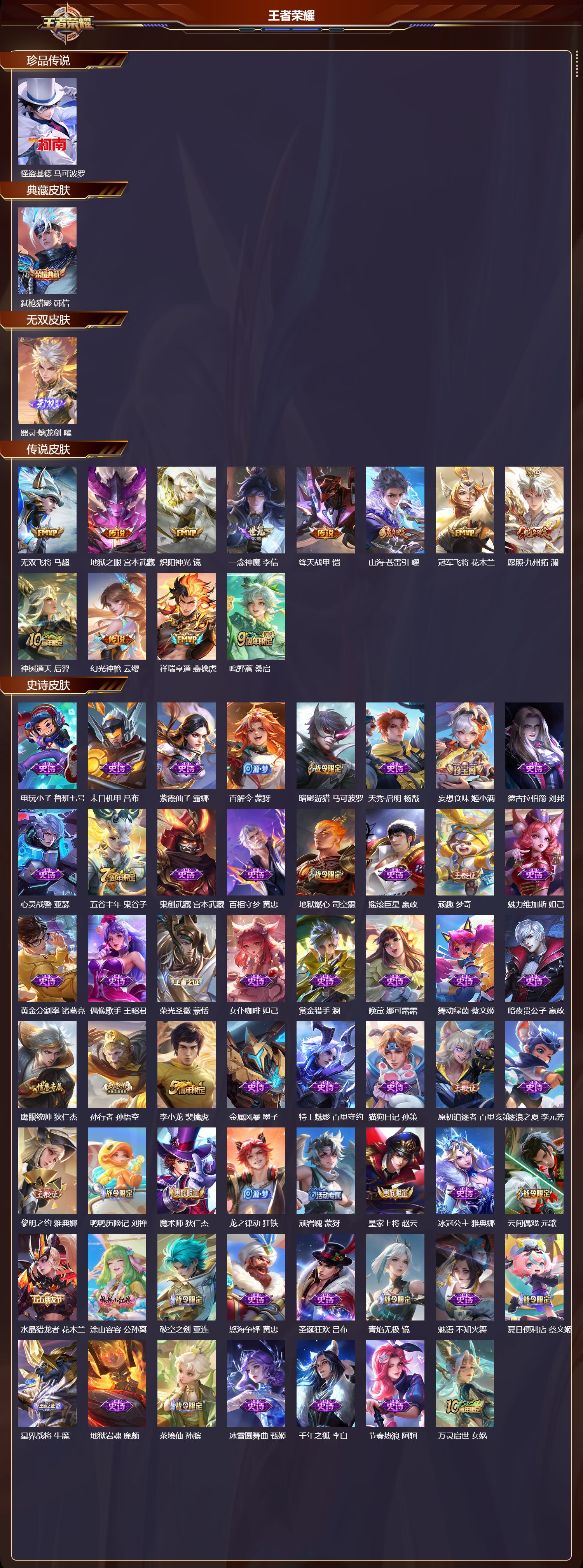 WZCMW3439248王者荣耀账号详情图2