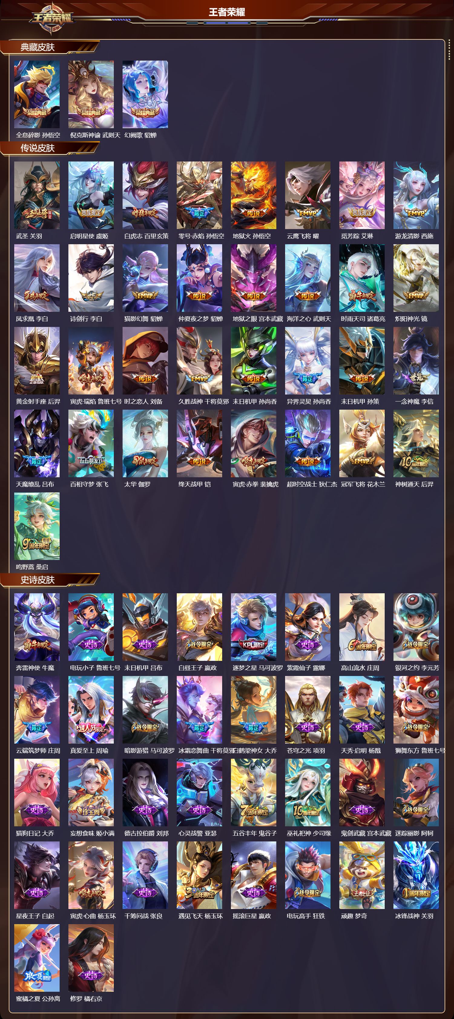 WZCMW415699王者荣耀账号详情图6 WZCMW415699王者荣耀账号详情图6