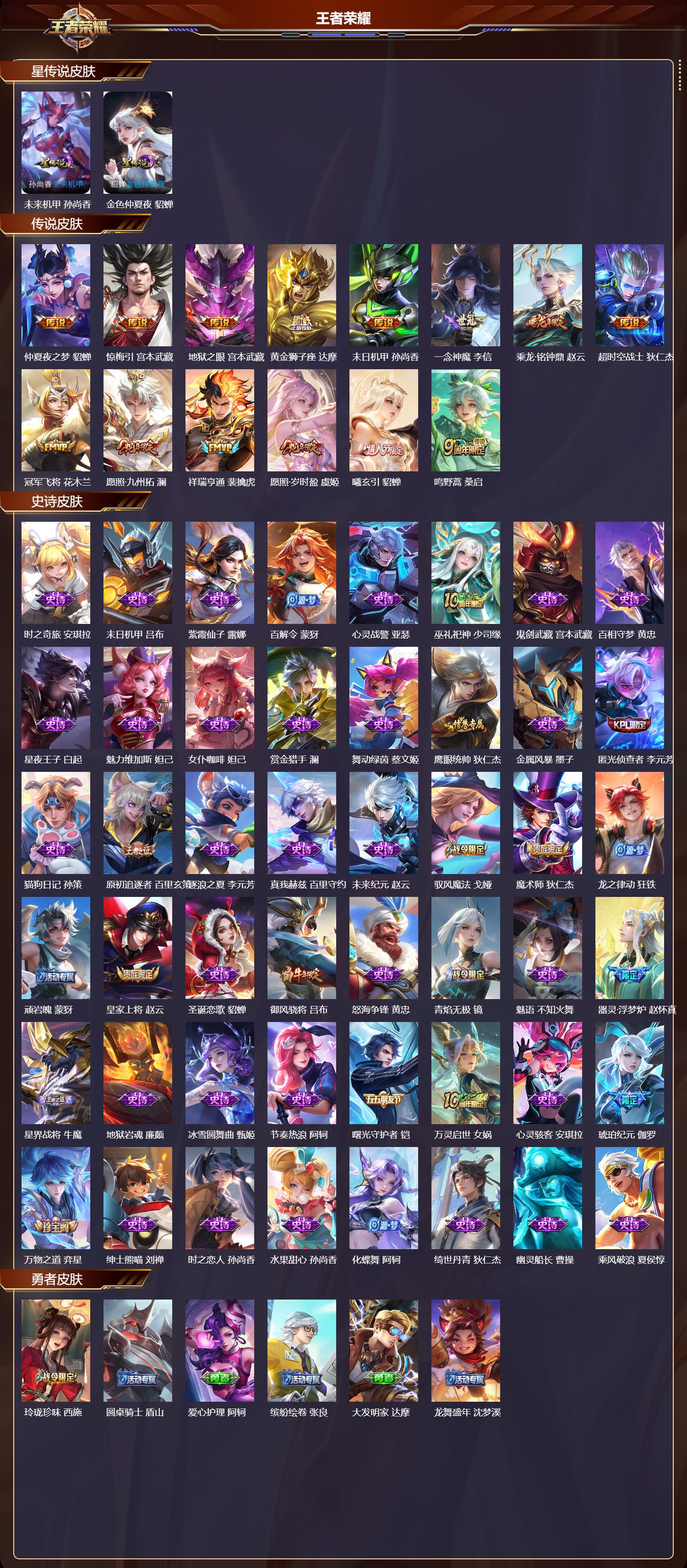 WZQM3474224王者荣耀账号详情图3