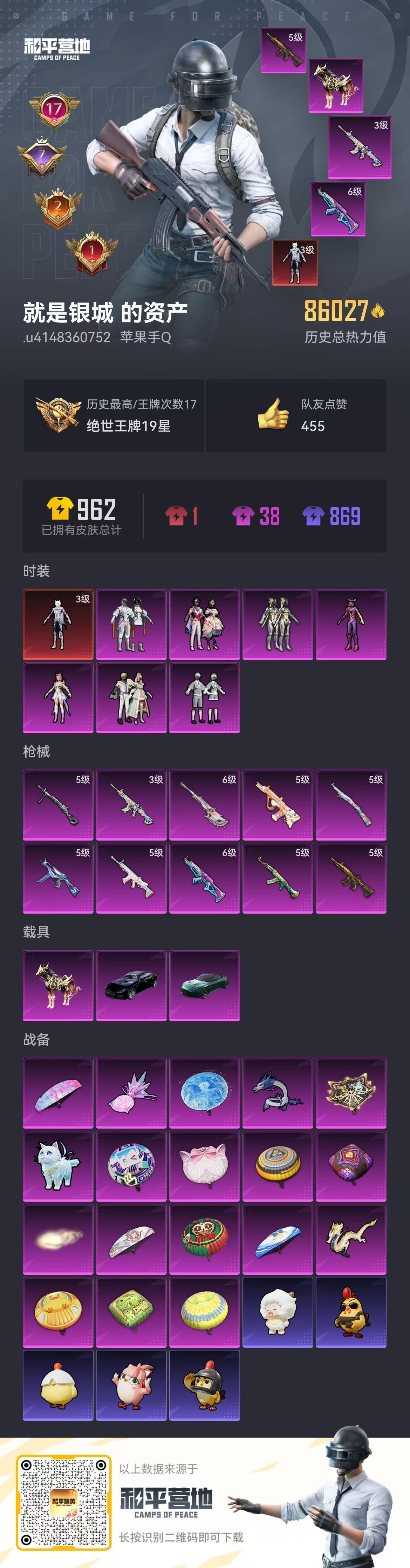 HPSJ3437478和平精英账号详情图3 HPSJ3437478和平精英账号详情图3