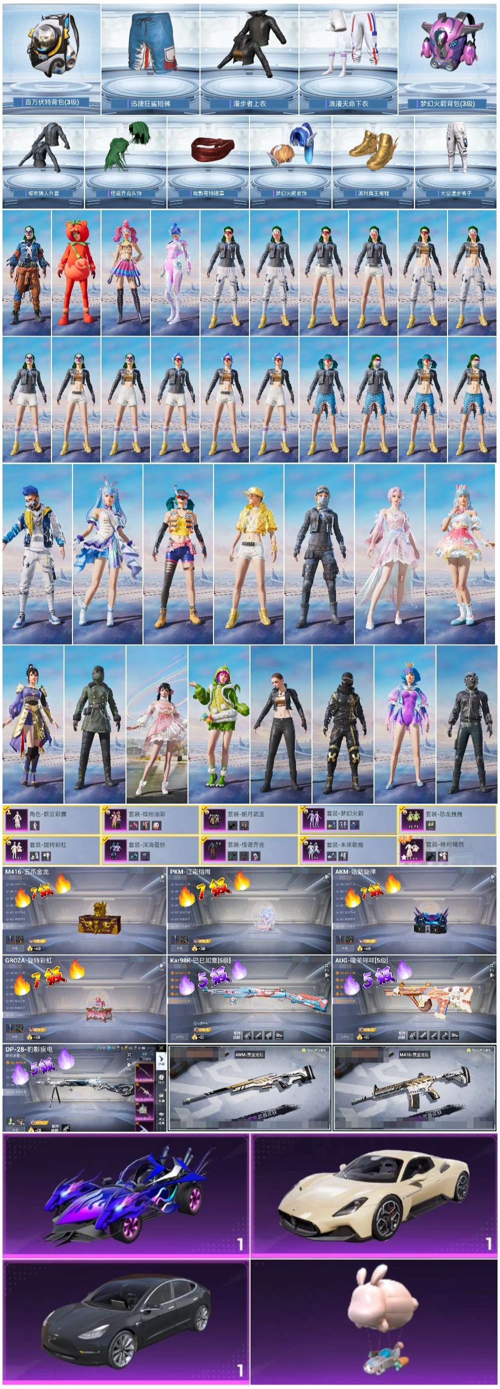 HPSJ3434001和平精英账号详情图3